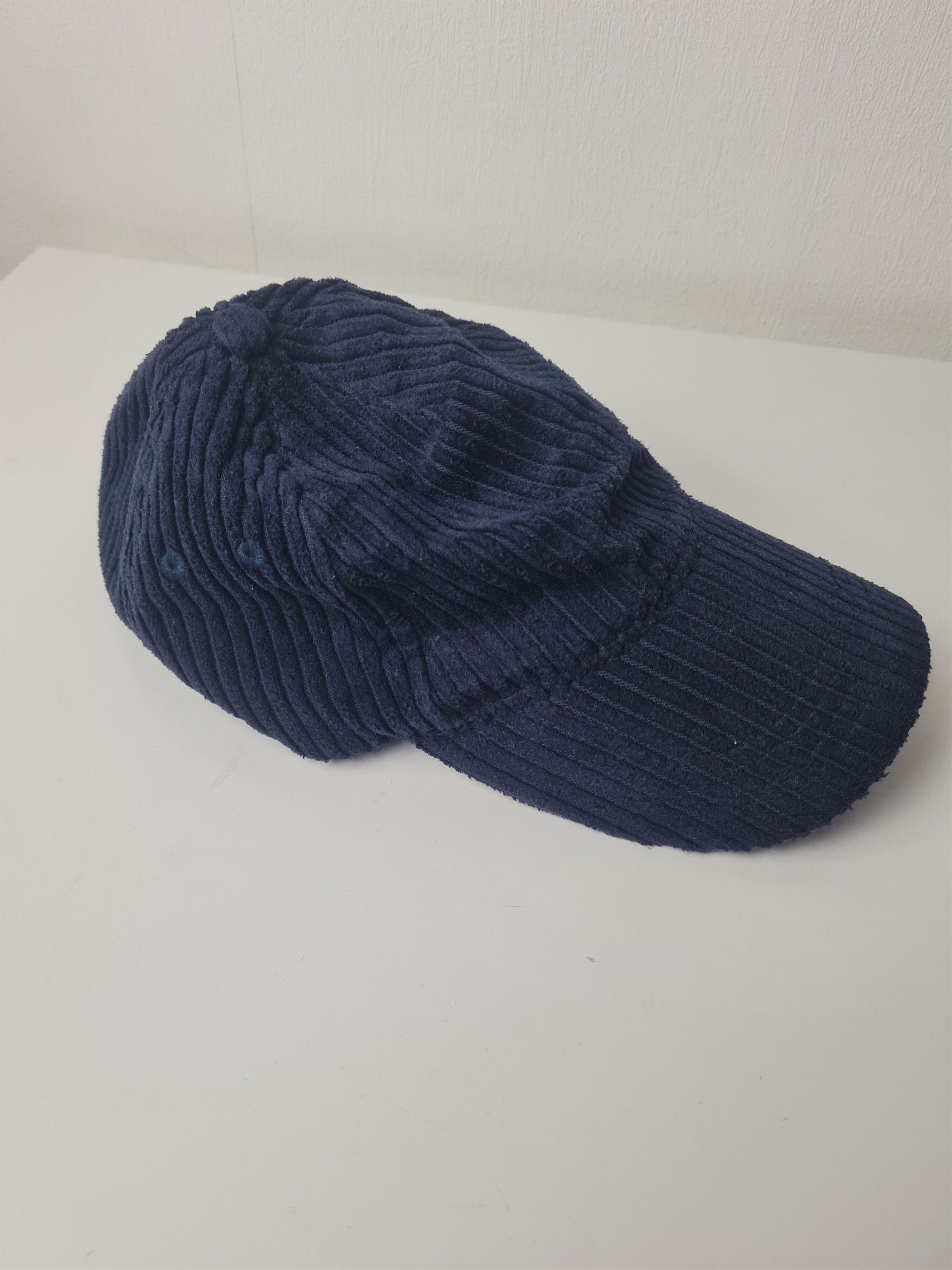 Ted Baker Ted Baker London Corduroy Baseball Cap Navy Hat Cord Cotton Size ONE SIZE - 2 Thumbnail