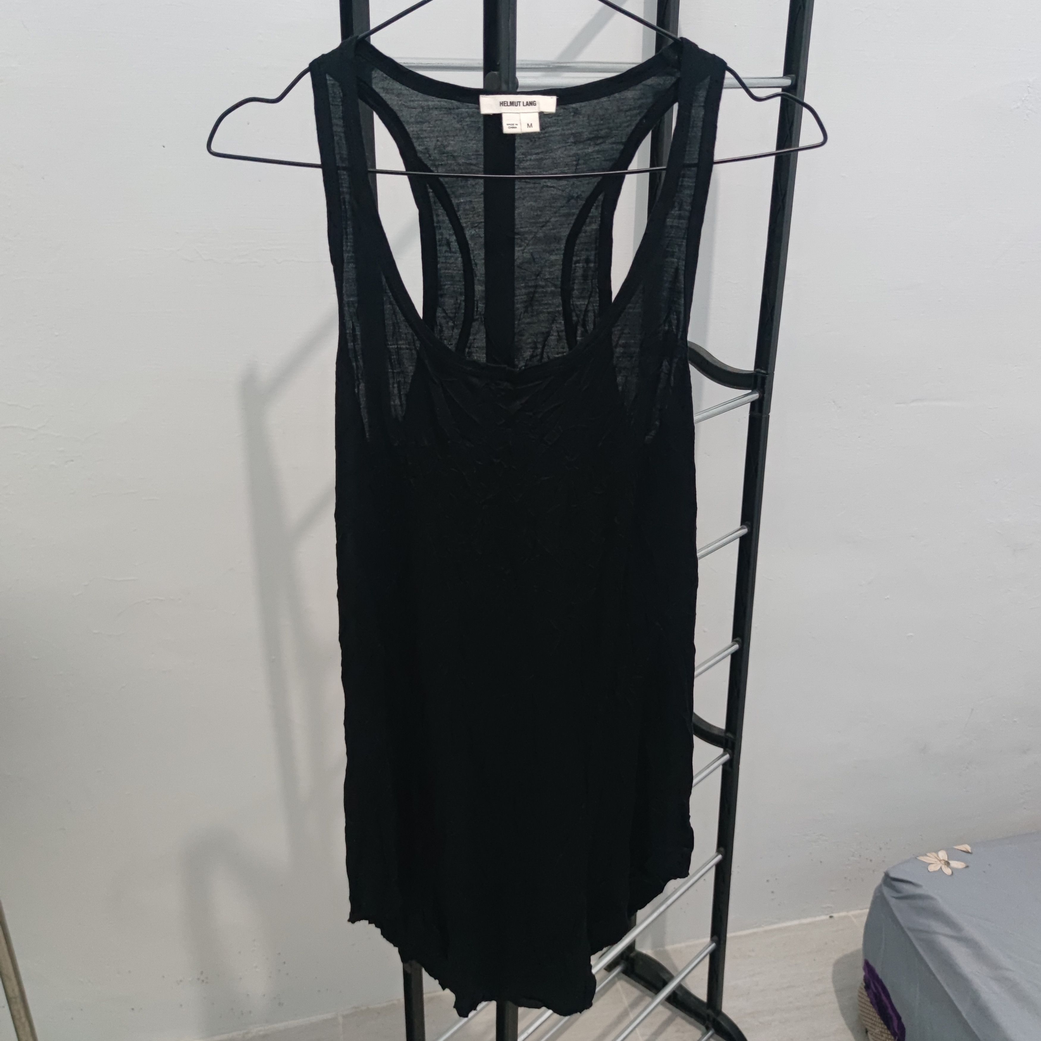 Helmut Lang 💥BINDING OFFER💥 Helmut Lang Silk Viscose Tank Top Size US M / EU 48-50 / 2 - 3 Thumbnail