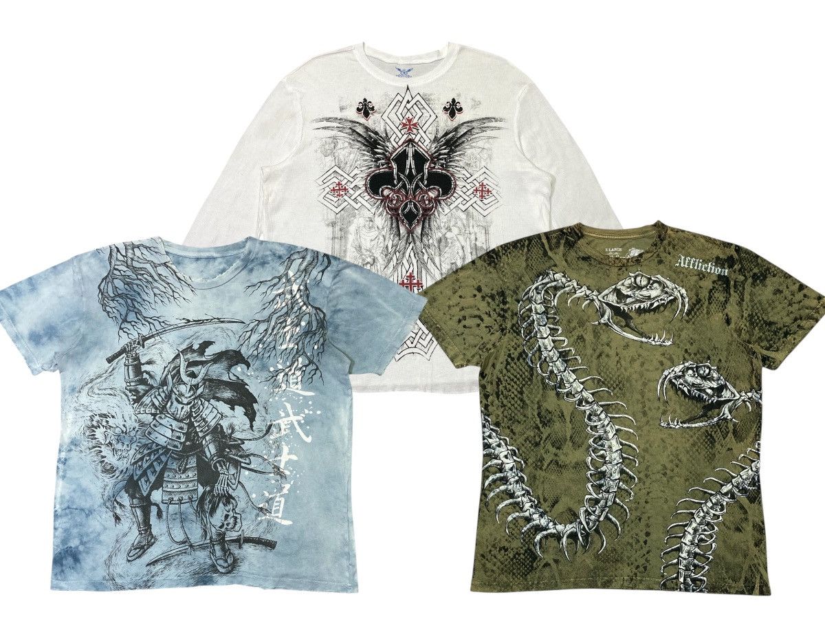 Affliction Bundle of 3 T-Shirt Size US XL / EU 56 / 4 - 1 Thumbnail