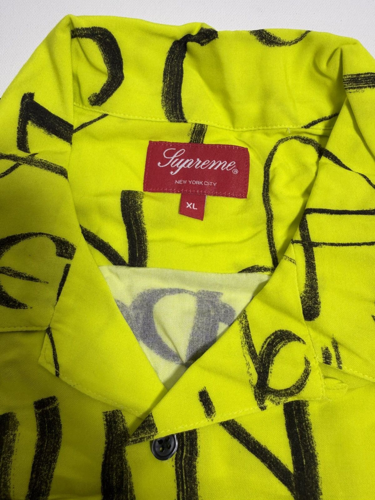 Supreme Supreme Black Ark Rayon S/S Shirt Size US XL / EU 56 / 4 - 1 Thumbnail