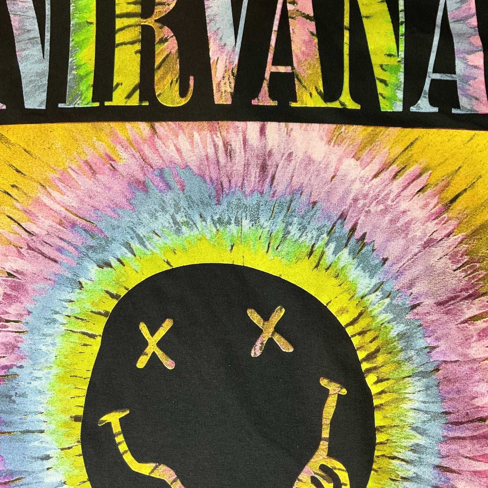 Other 🎸 Nirvana Tie-Dye Spiral Long Sleeve Tee (Multiple Sizes) Size US XL / EU 56 / 4 - 3 Thumbnail