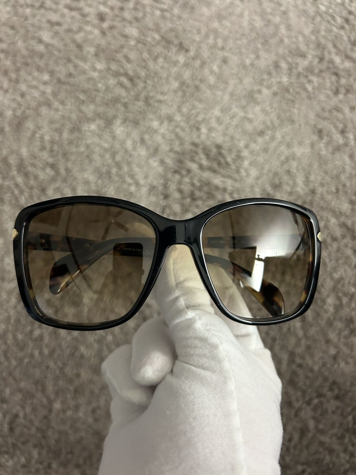 Prada Prada SPR 14P Logo Sunglasses Size ONE SIZE - 4 Thumbnail