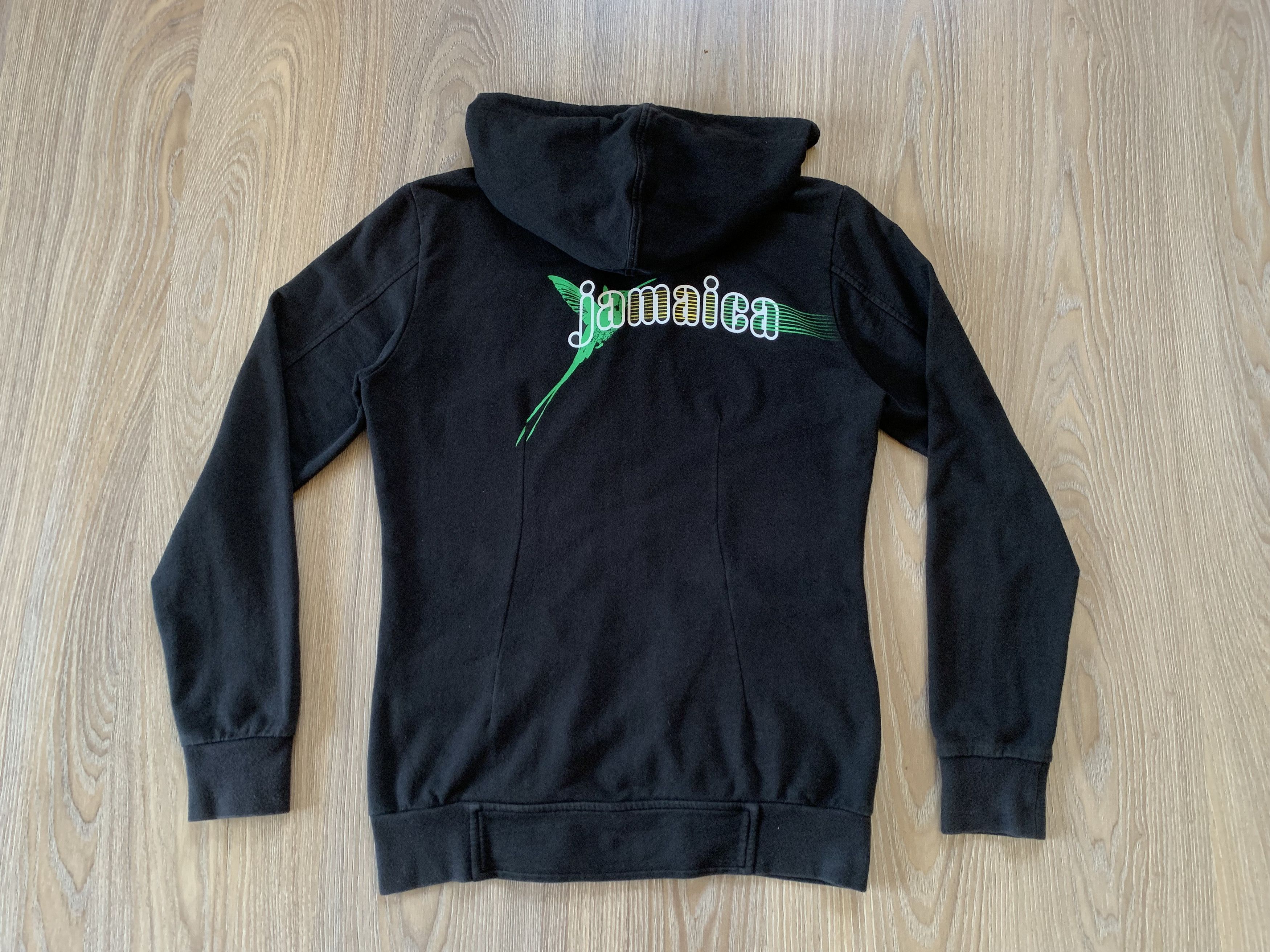 Puma × Vintage Puma Jamaica Cotton Vintage Zip Hoodie Size L / US 10 / IT 46 - 3 Thumbnail