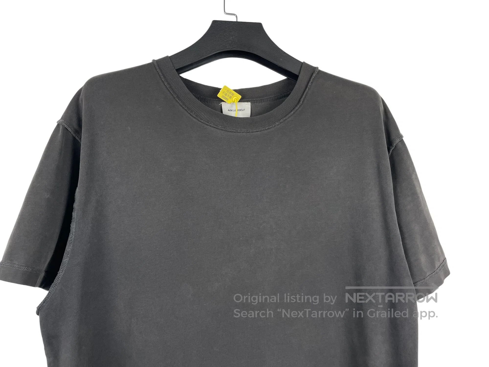 Askyurself ASKYURSELF Washed Grey Short Sleeve Size US L / EU 52-54 / 3 - 3 Thumbnail