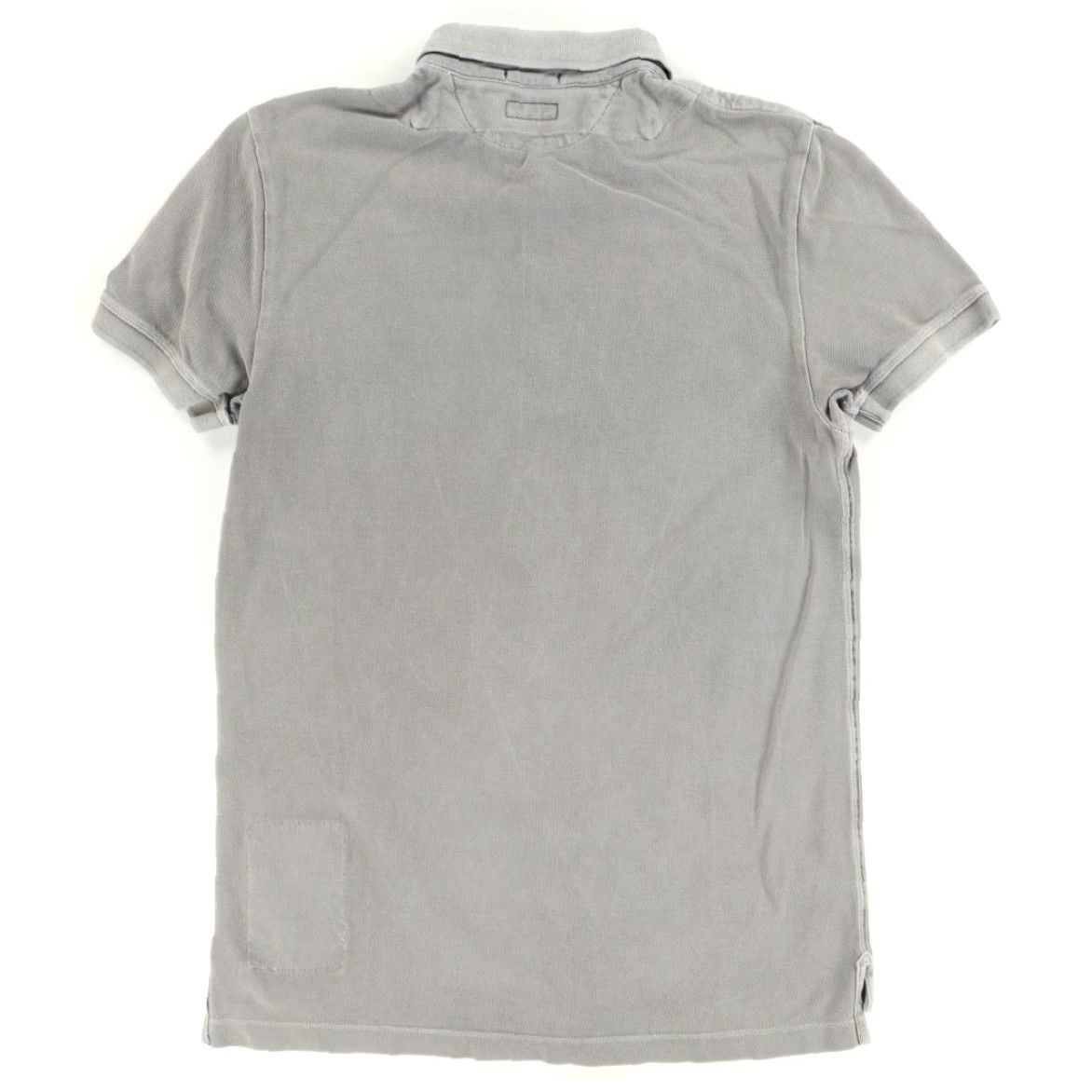 Allsaints Allsaints Polo Shirt Gray Men's M Pique Cotton Solid Shirt 90s Size US M / EU 48-50 / 2 - 4 Thumbnail