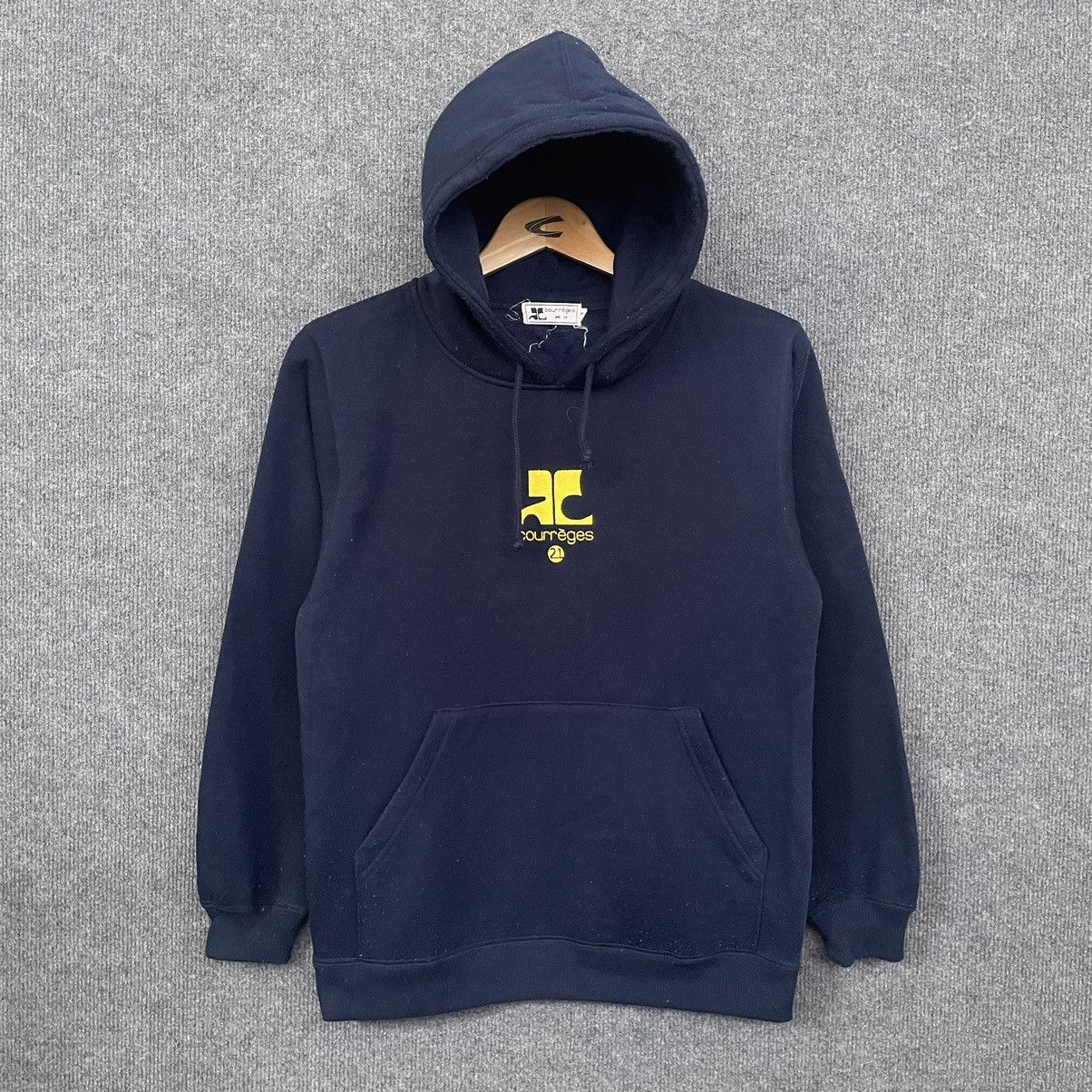 Courreges × Vintage Vintage Courreges Pullover Hoodie Size US S / EU 44-46 / 1 - 4 Thumbnail