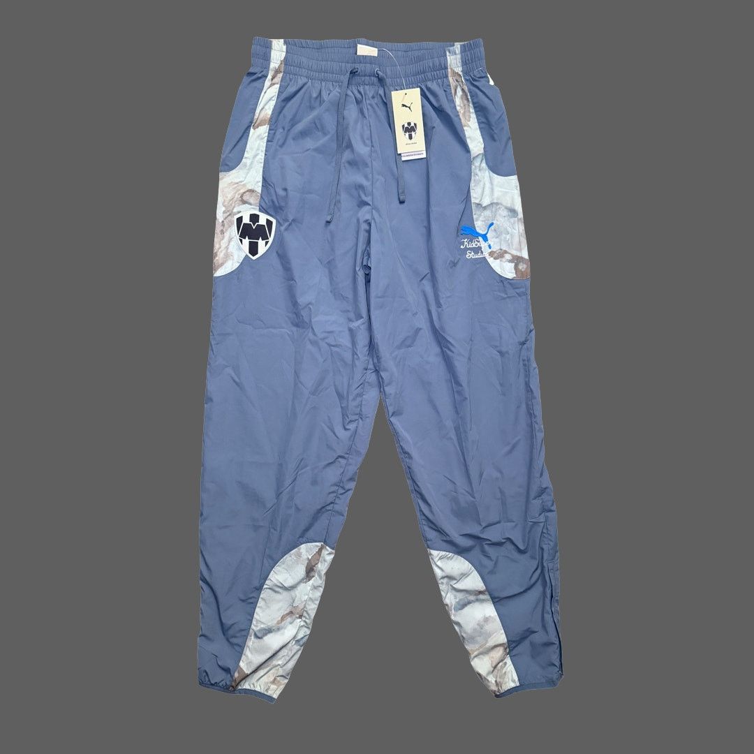 Puma PUMA KidSuper CF Monterrey Travel Pants Mens Medium Blue Size US 32 / EU 48 - 1 Thumbnail