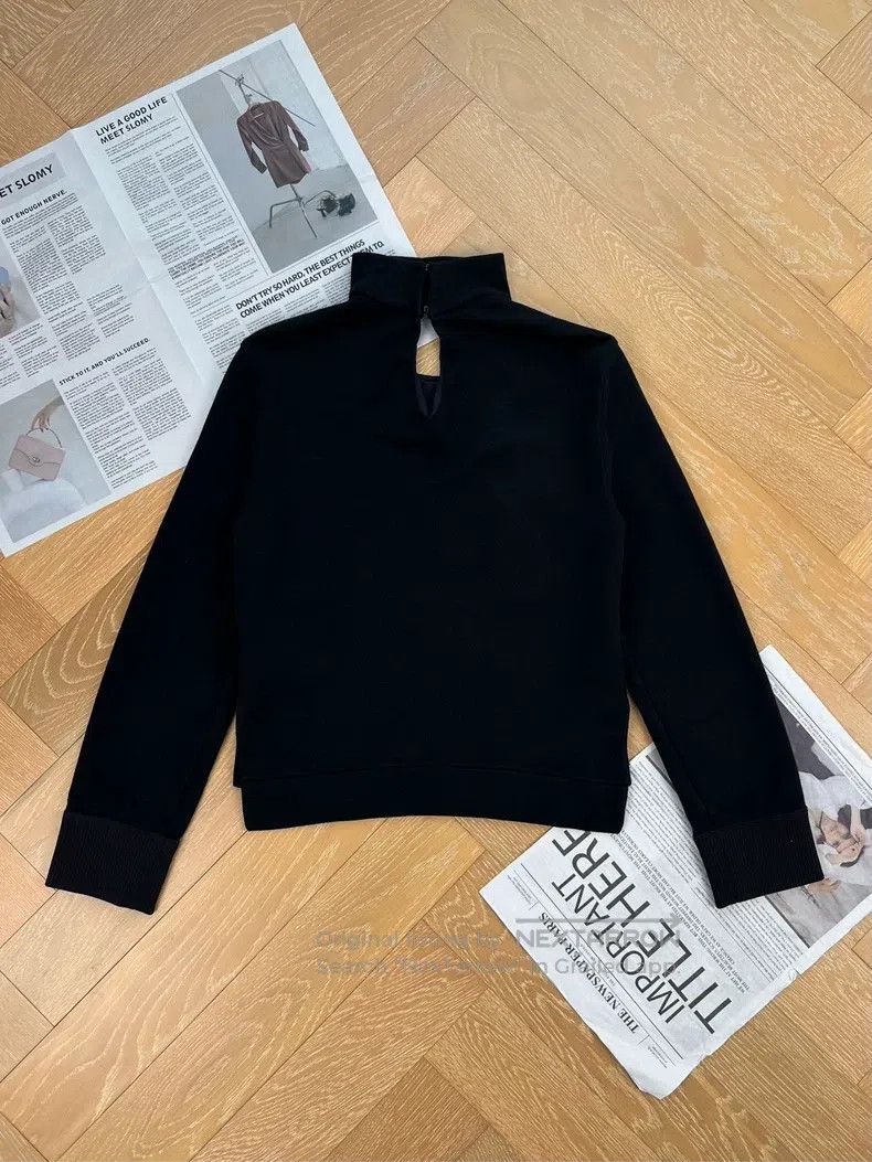 Fendi Fendi Pearl hot stamping body letters high collar long sle Size 4XL / US 24-26 - 2 Thumbnail