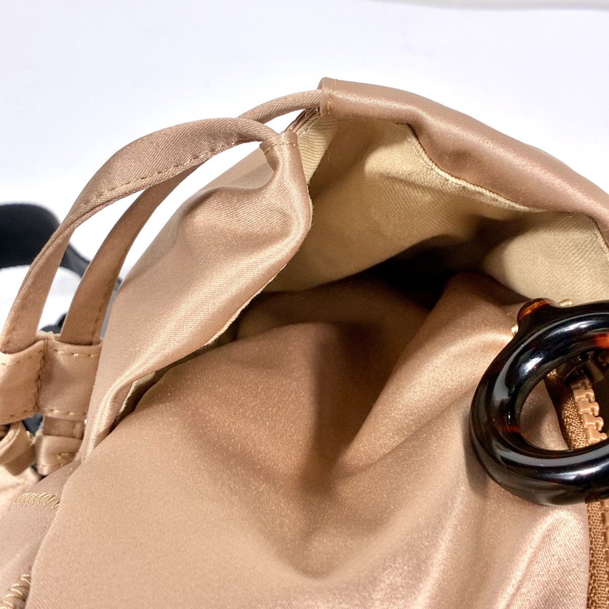 See by Chloe See by Chloe Tilly Satin Mini Backpack Biscotti Beige NWT Size ONE SIZE - 13 Thumbnail