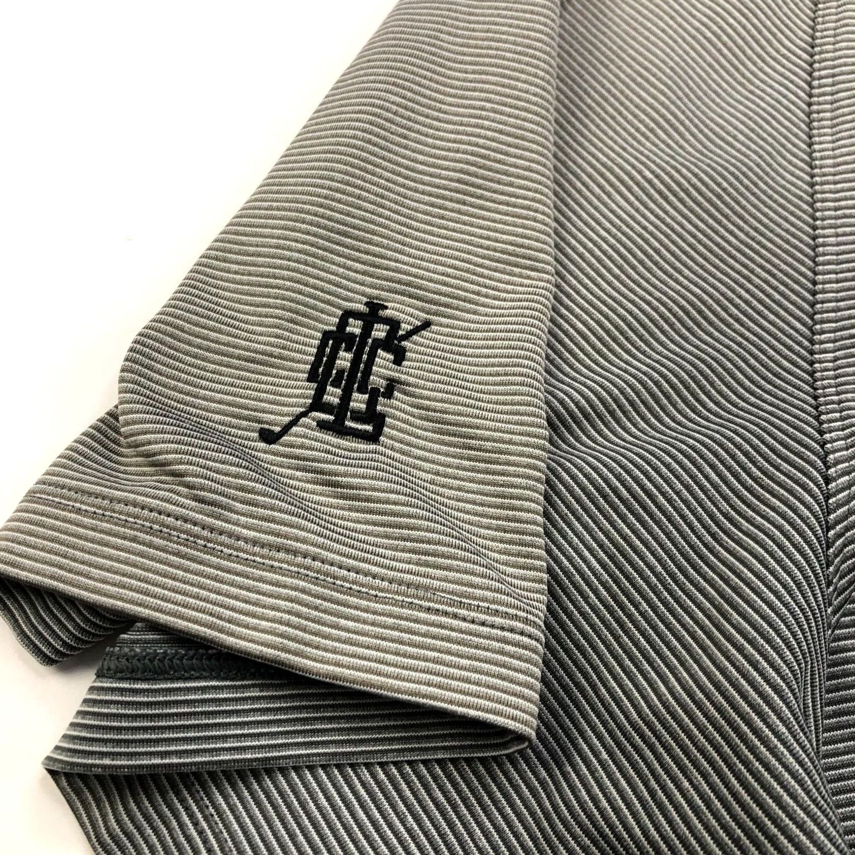 Nike Nike Tiger Woods Dri Fit Golf Button Polo Shirt Striped XXL Gray Size US XXL / EU 58 / 5 - 6 Thumbnail