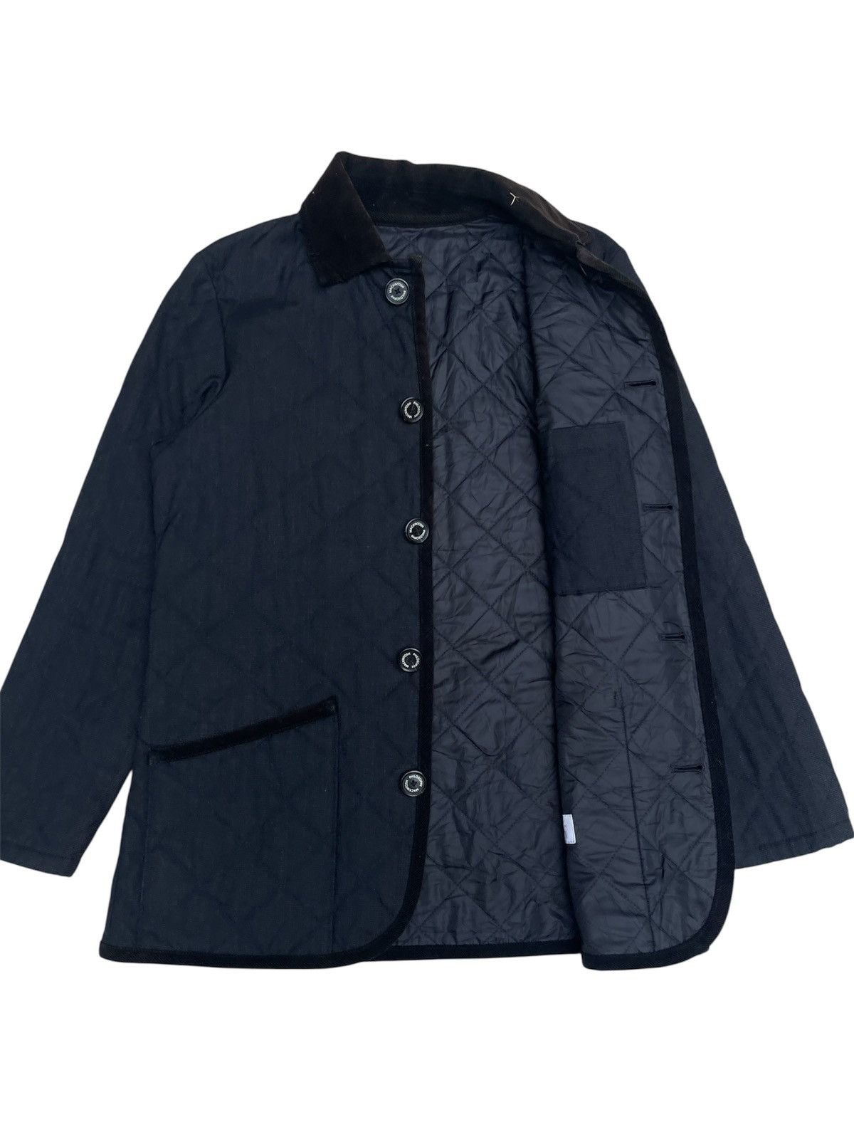 Mackintosh Mackintosh Philosophy Quilted Jacket Corduroy Collar Size 36 Size US S / EU 44-46 / 1 - 4 Thumbnail