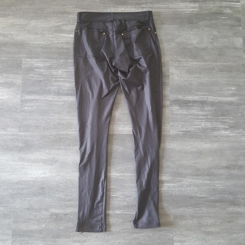 Designer Matte Black Sleek R&J Legging Size 28" / US 6 / IT 42 - 2 Thumbnail