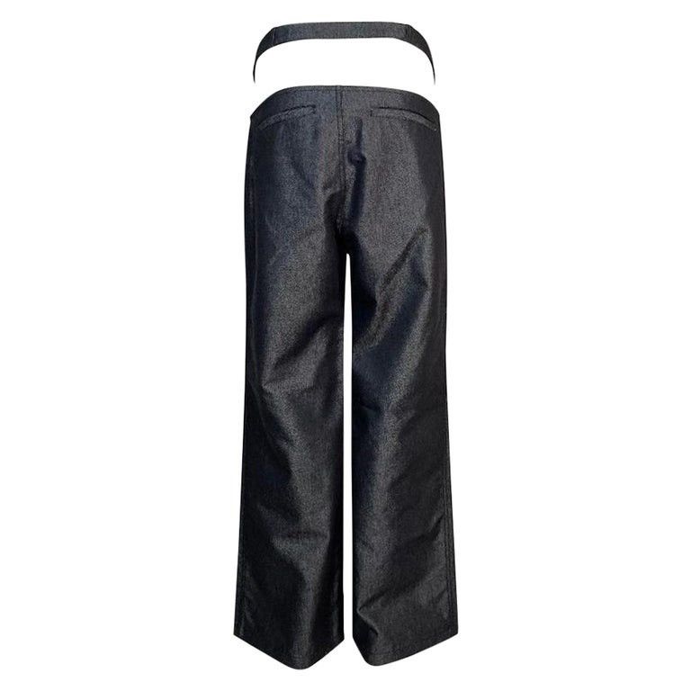 Gucci × Tom Ford × Vintage 2001 GUCCI By Tom Ford Baggy Wide Leg Double Waist Band Size 28" / US 6 / IT 42 - 7 Thumbnail
