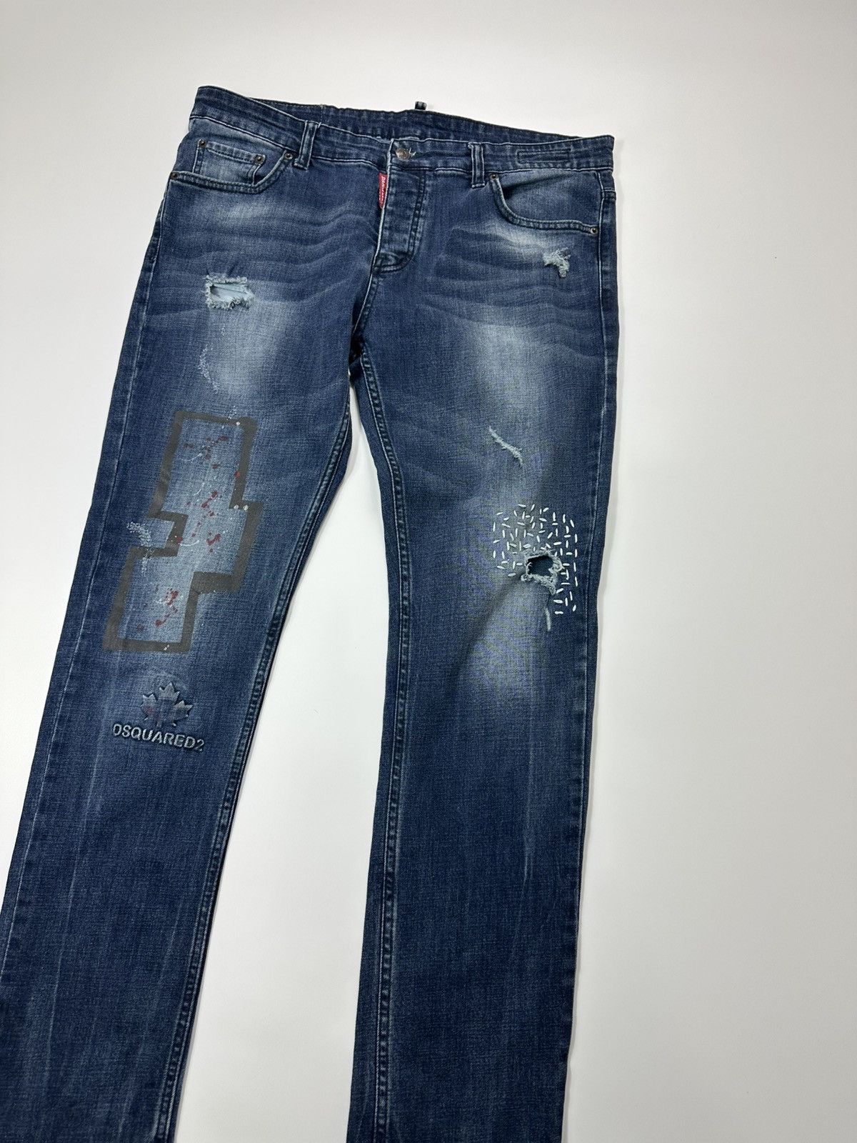 Dsquared2 Dsquared2 Denim Jeans Embroidered Logo Y2K Size US 32 / EU 48 - 4 Thumbnail