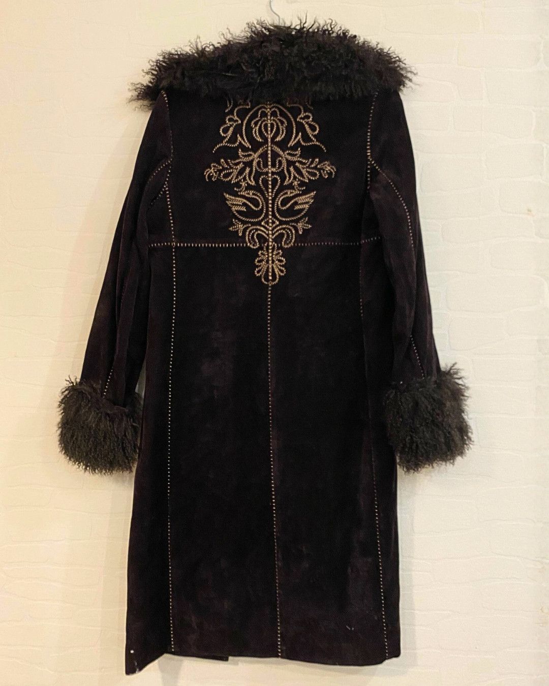 Karen Millen karen millen long сoat with lamb wool Size M / US 6-8 / IT 42-44 - 3 Thumbnail