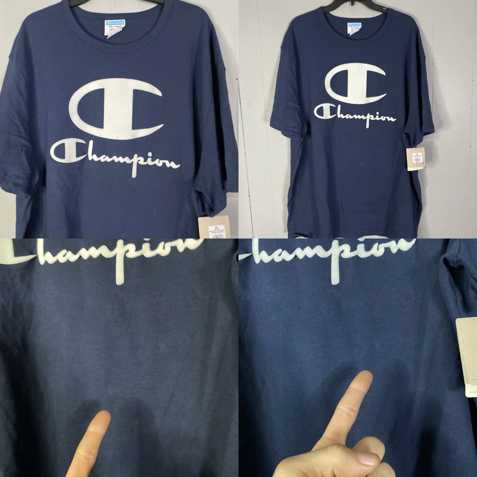 Champion Champion NWT Men's Heritage Tee Script Logo T Shirt Size 2XL Size US XXL / EU 58 / 5 - 8 Thumbnail