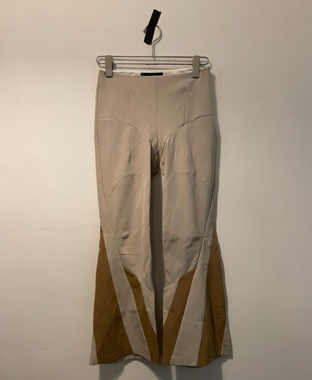 image of Kiko Kostadinov Pants in Beige Brown, Women's (Size 24)