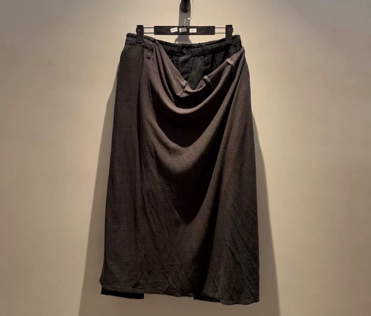 Yohji Yamamoto Yohji Yamamoto Yohji wool cotton skirt pants2412-Nextarrow Size US 32 / EU 48 - 3 Thumbnail