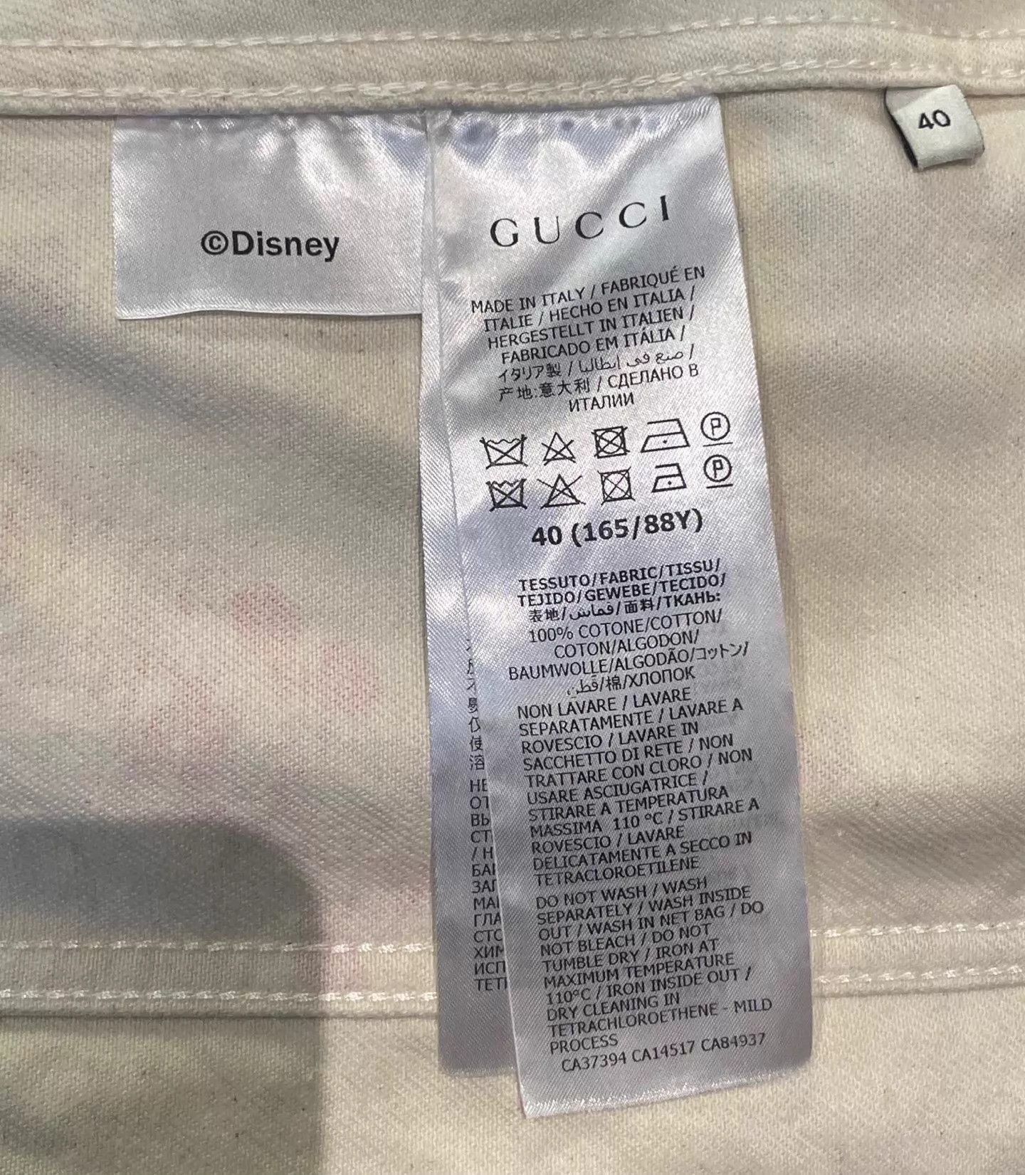 Gucci GUCCI x DISNEY Hand-Drawn Cartoon Graffiti Jacket Size M / US 6-8 / IT 42-44 - 6 Thumbnail