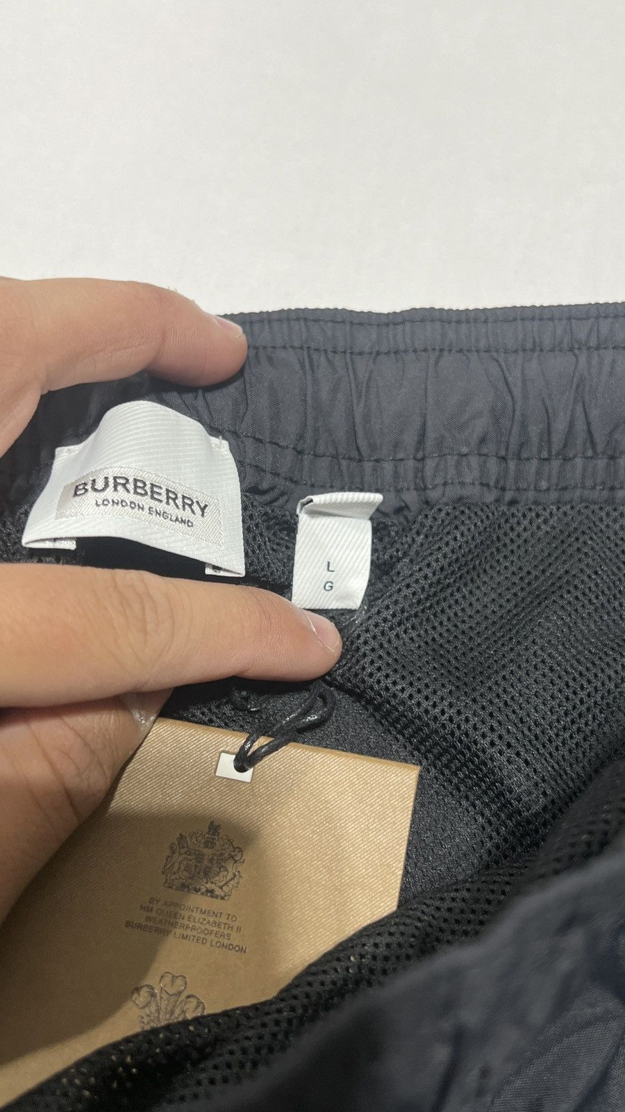 Burberry Burberry Box Logo Black Shorts Size US 34 / EU 50 - 7 Thumbnail