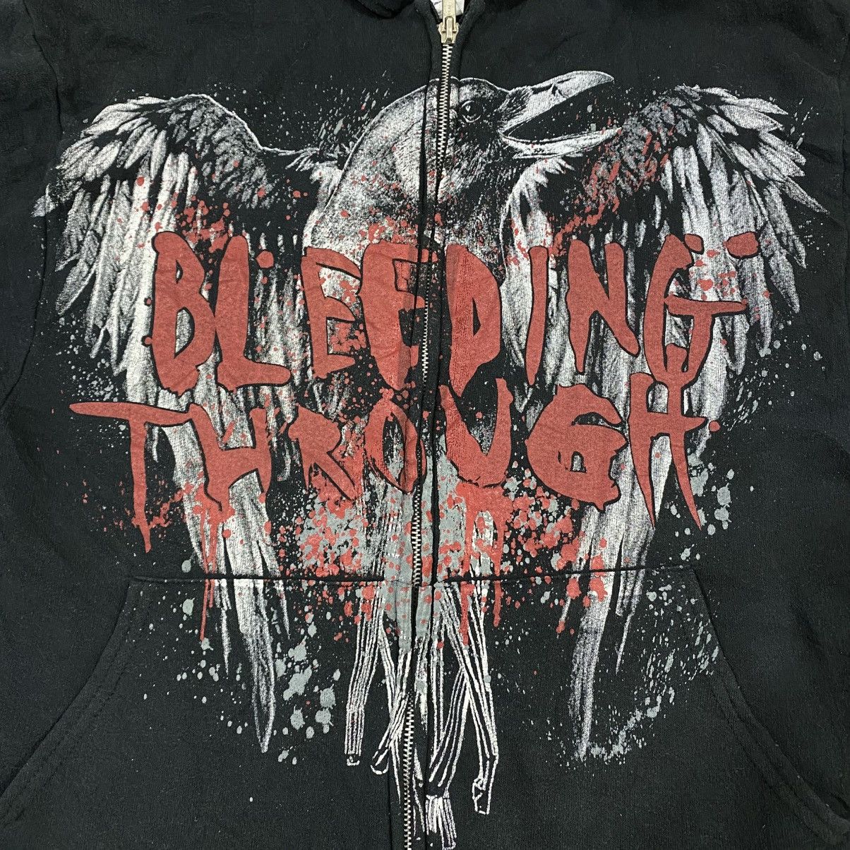 Band Tees Metalcore band bleeding through hoodie sweatshirt Y2K Size US S / EU 44-46 / 1 - 2 Thumbnail
