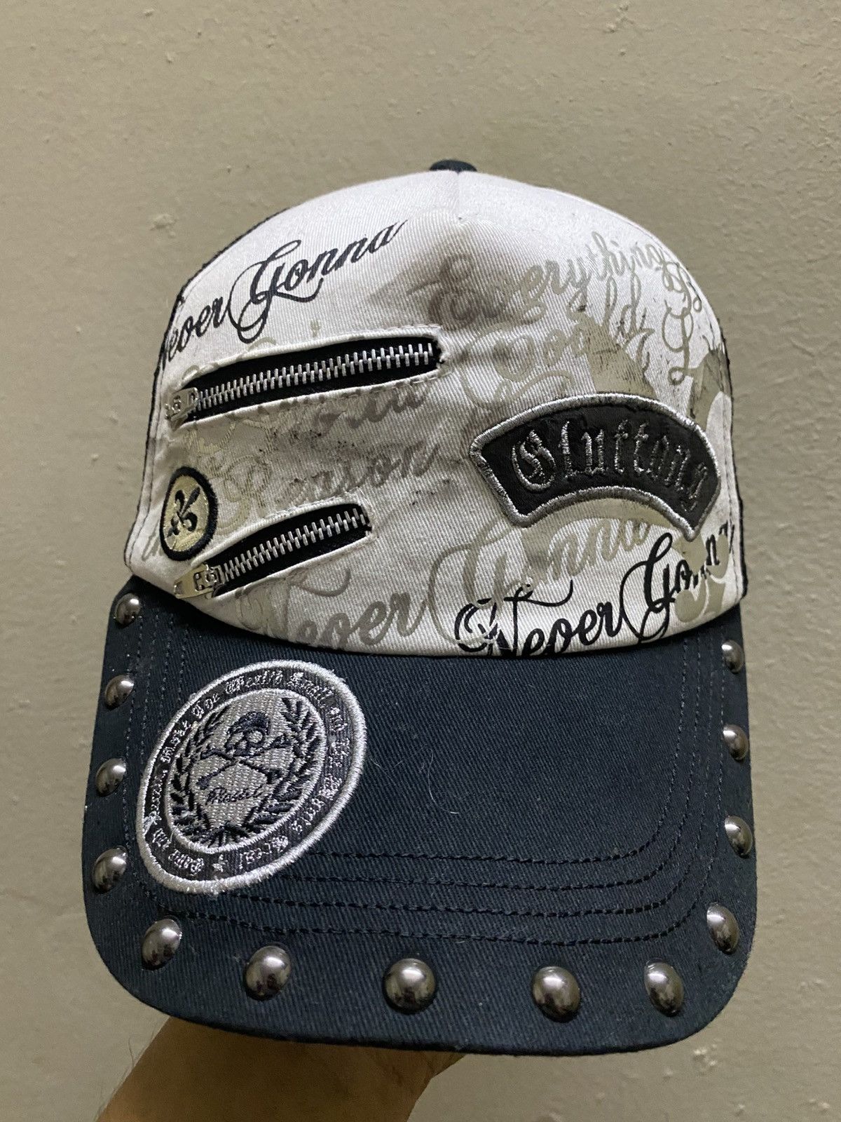 If Six Was Nine Vintage Skull Punk Gothic LGB ifsixwasnine Style Cap Size ONE SIZE - 2 Thumbnail