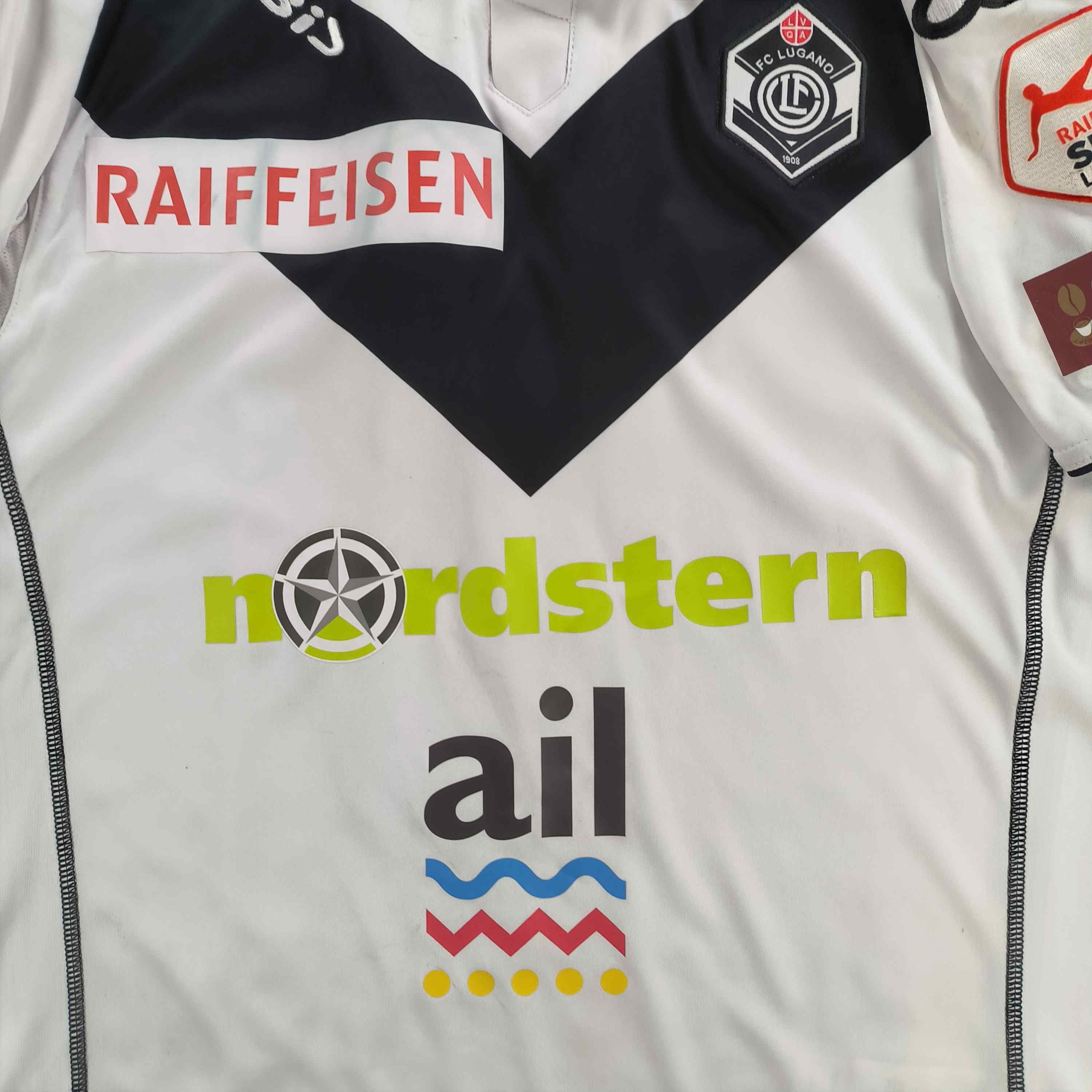 Other Lugano 2017-18 Acerbis away Piccinocchi football jersey sz S Size US S / EU 44-46 / 1 - 3 Thumbnail