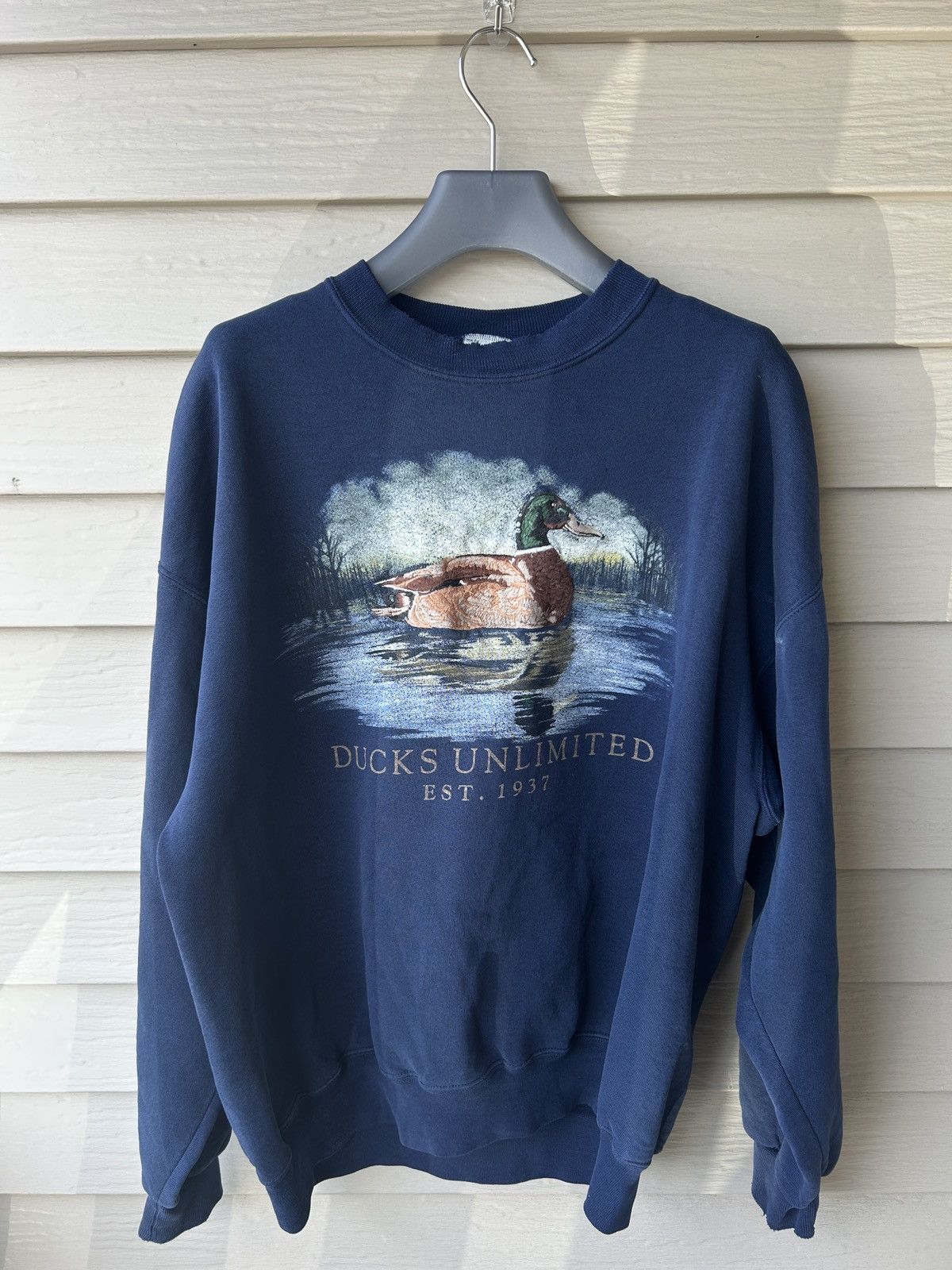 Vintage Ducks Unlimited Embroidered Sweatshirt VINTAGE Size US XL / EU 56 / 4 - 1 Thumbnail