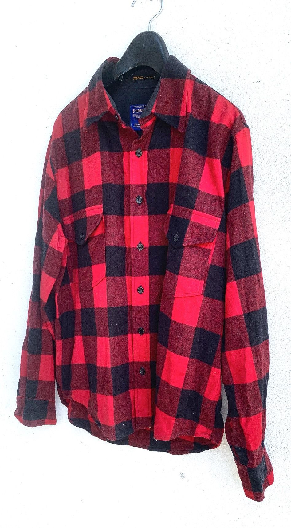 NANO universe × Pendleton × United Arrows Vintage 3 Colabration Brand Red Tartan Flanel Size XL / US 12-14 / IT 48-50 - 1 Thumbnail