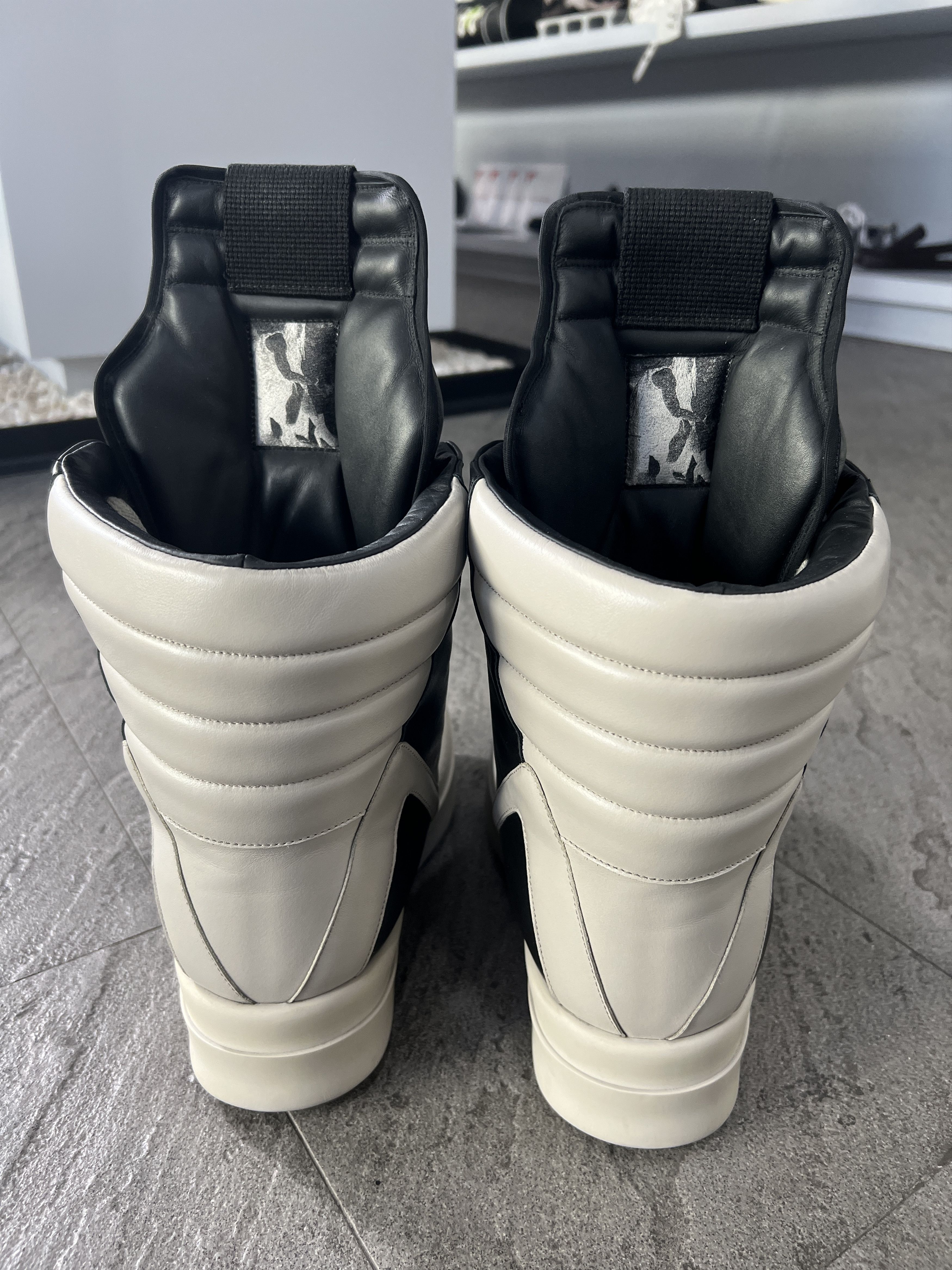 Rick Owens Rick Owens Porterville MegaBumper Geobasket Black Milk Size US 8 / EU 41 - 4 Thumbnail