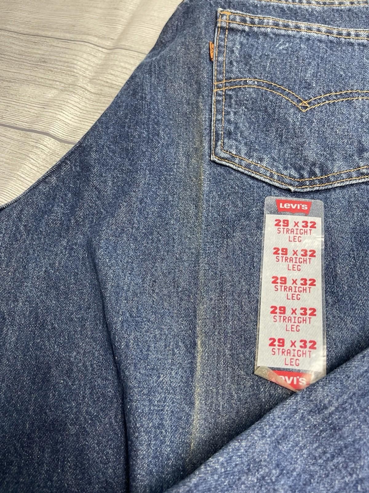 Levi's Vintage 90s Levi’s 580 Orange Tab USA Made Jeans 29x32 NWT Size US 29 - 5 Thumbnail