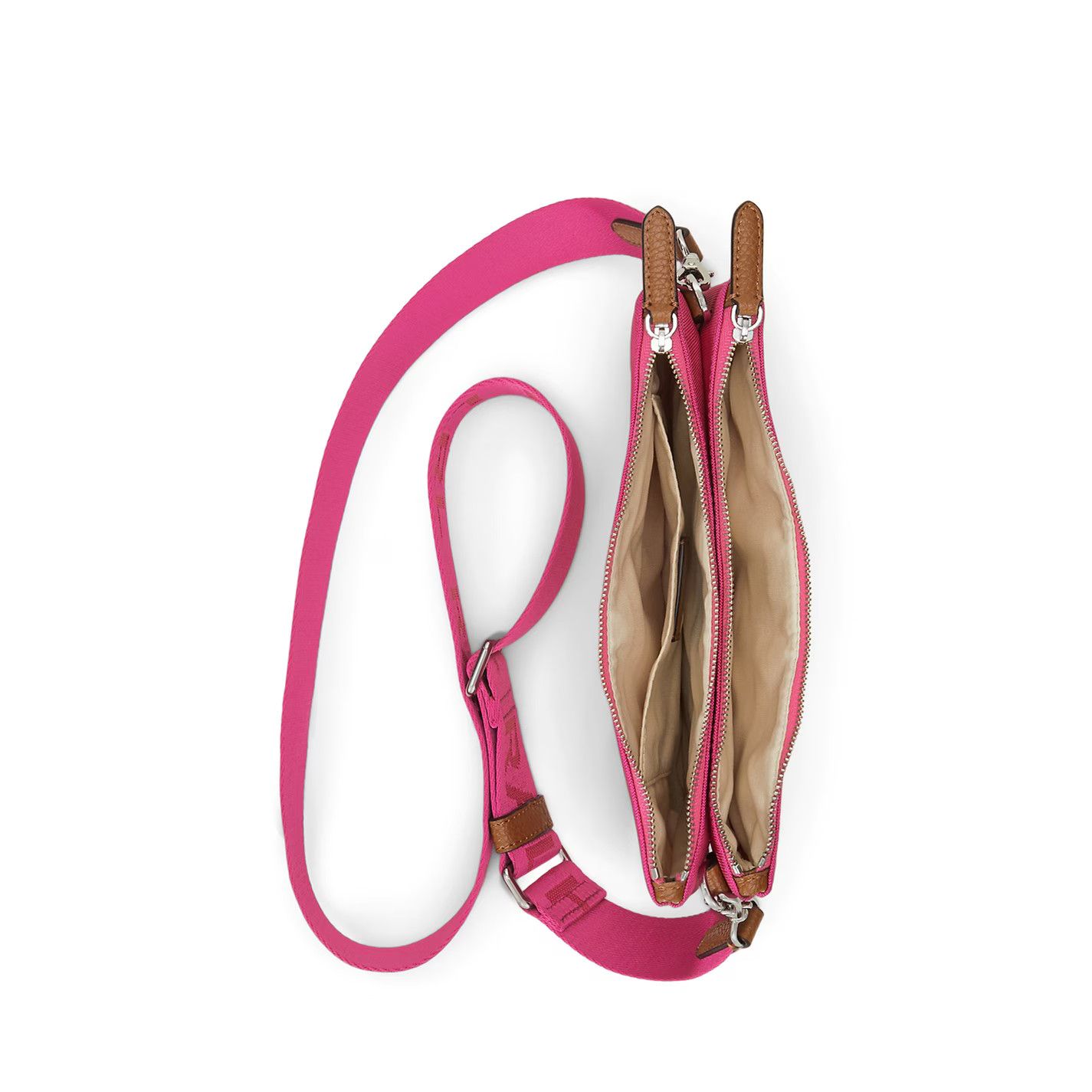 Lauren Ralph Lauren o1g2r1mq0825 Size: OS / Crossbody Bag in Fuscia Size ONE SIZE - 4 Thumbnail