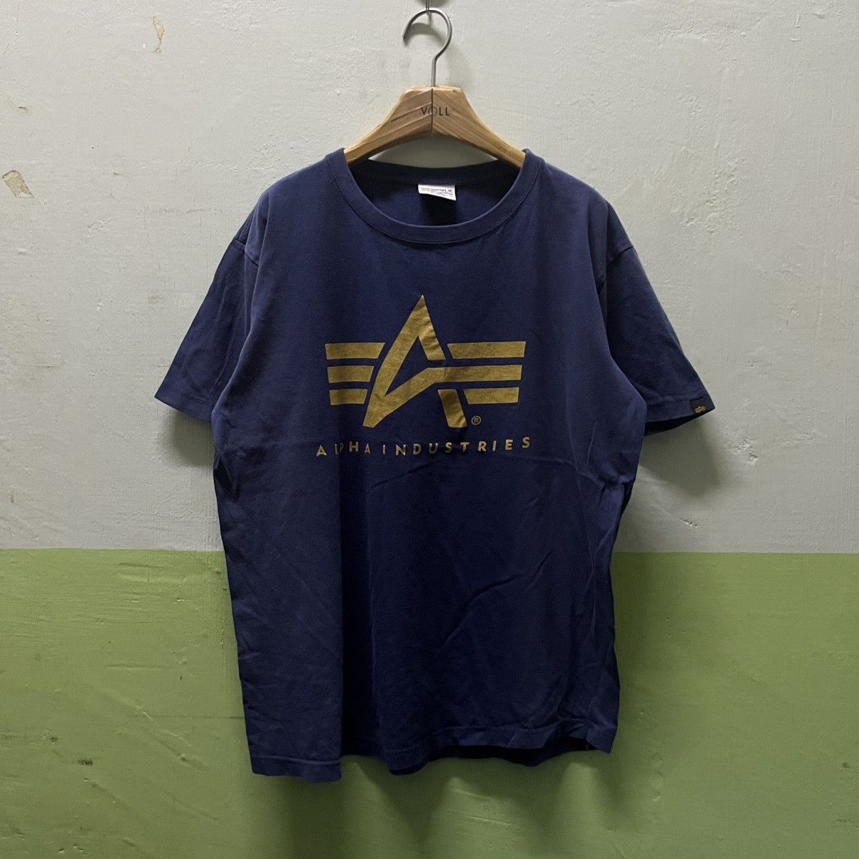 Alpha Industries Sunfaded Vintage Alpha Industries Logo Tees Size US L / EU 52-54 / 3 - 1 Thumbnail