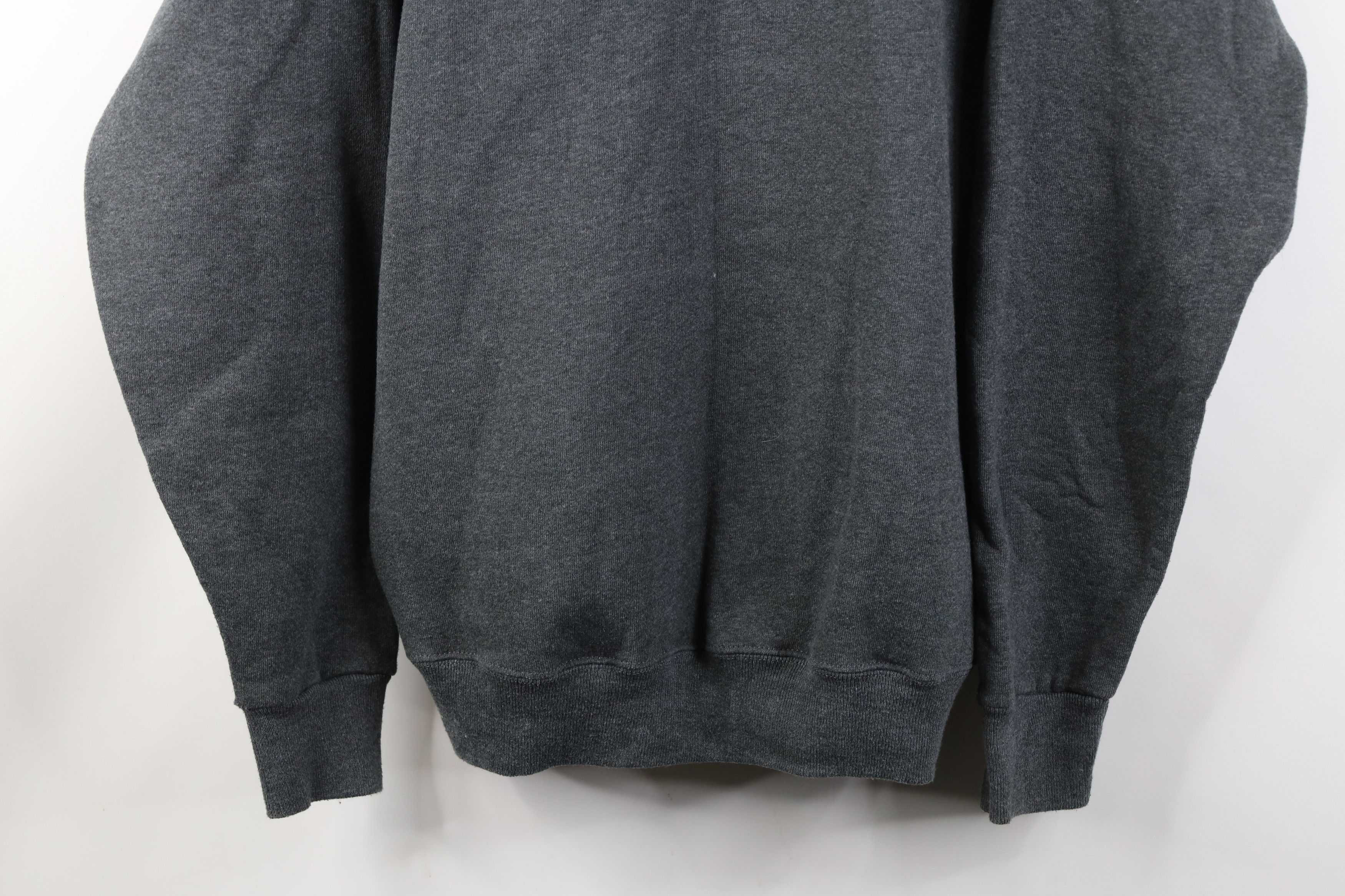 Vintage Vintage 90s Streetwear Heavy Crewneck Sweatshirt Gray USA Size US XL / EU 56 / 4 - 3 Thumbnail
