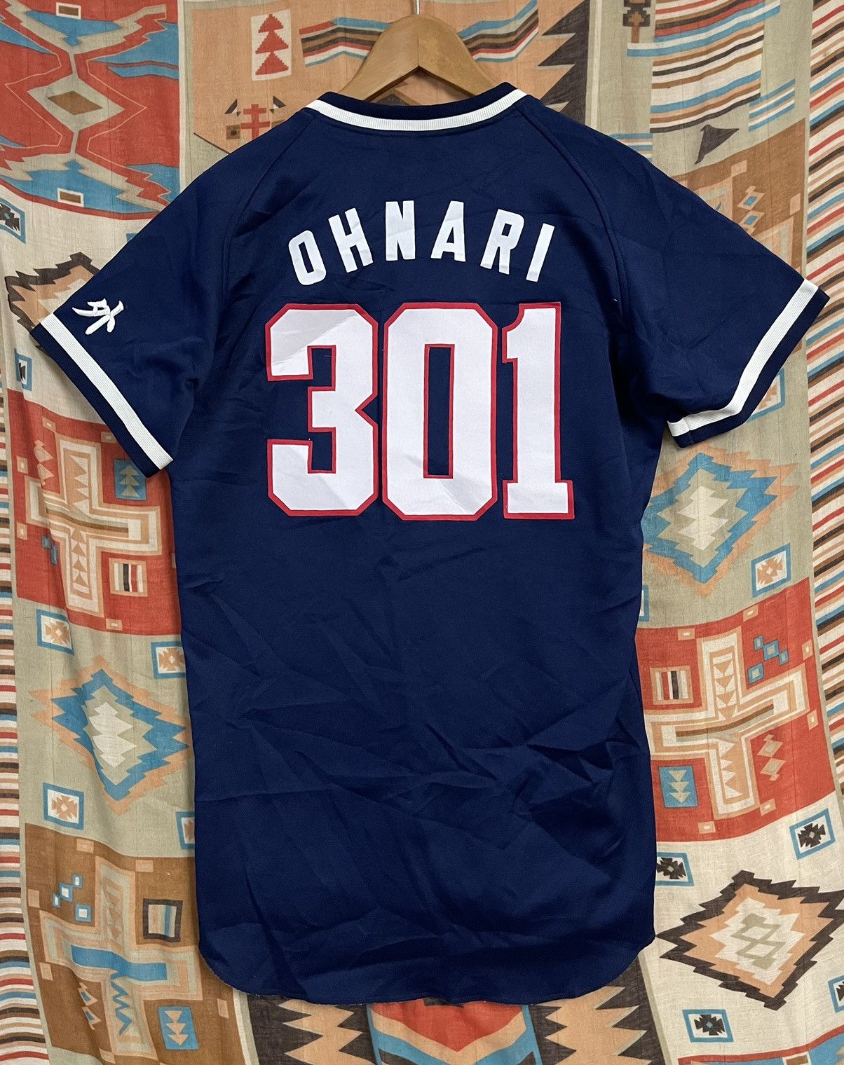 Japanese Brand × Vintage Vintage 80’s Baseball Jersey J League by Descente Softball Size US M / EU 48-50 / 2 - 7 Thumbnail