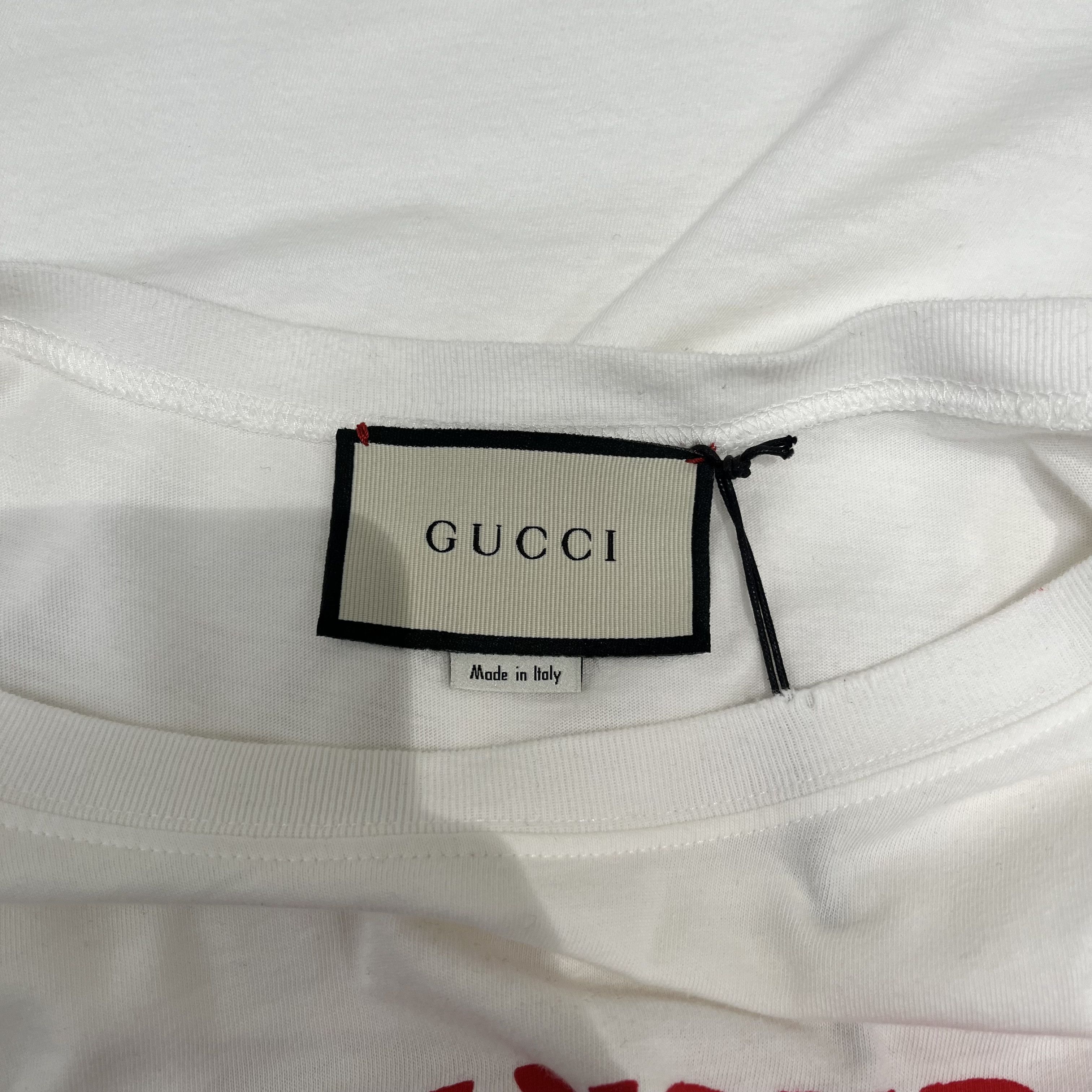 Gucci Gucci Guccify Snake Tee White Size US M / EU 48-50 / 2 - 3 Thumbnail