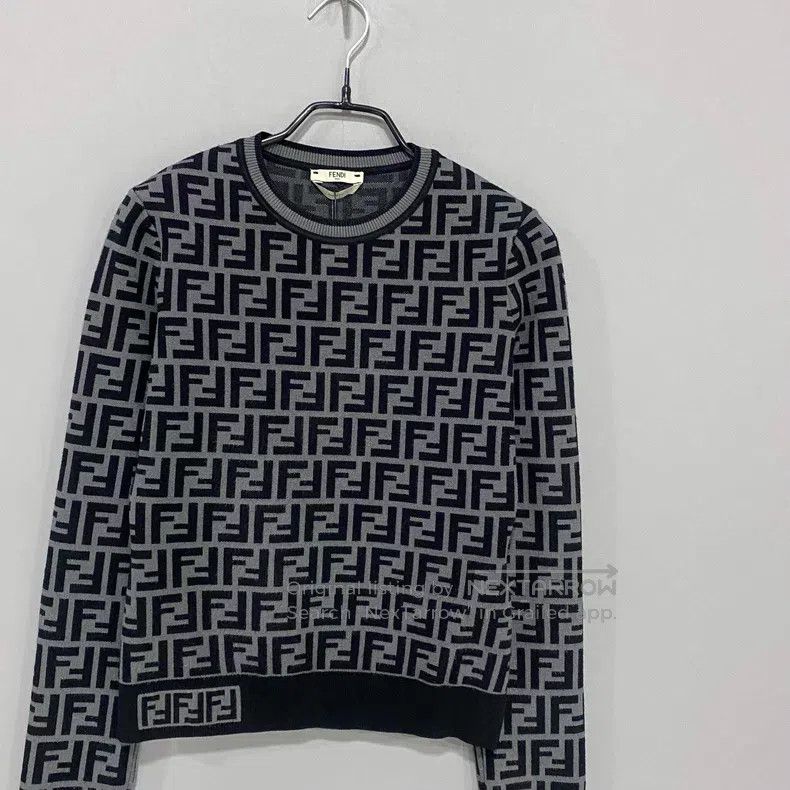Fendi Fendi All-over Printed Knit Long Sleeve Size XS / US 0-2 / IT 36-38 - 2 Thumbnail