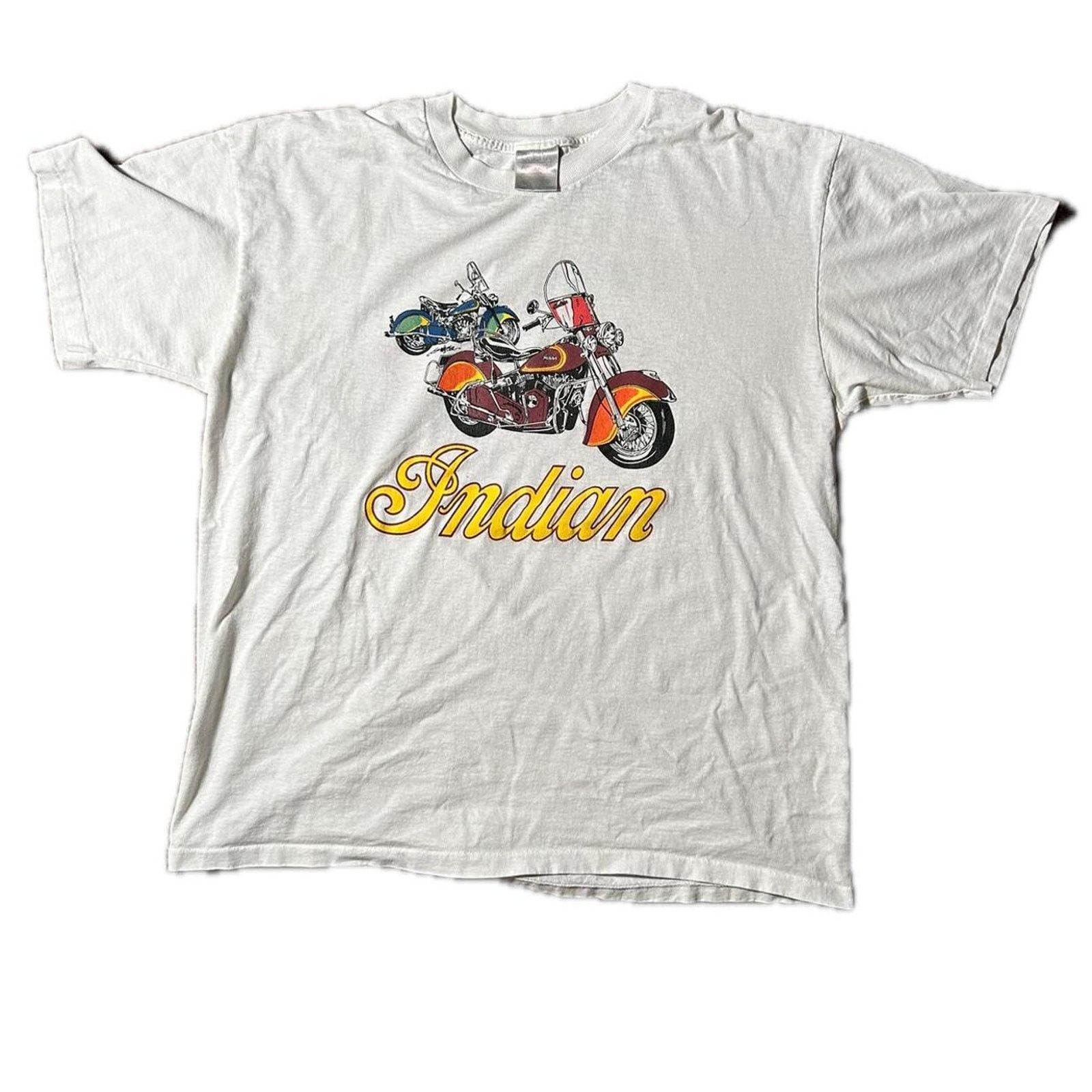 Jerzees 90s single stitch indian motorcycle Size US XXL / EU 58 / 5 - 1 Thumbnail