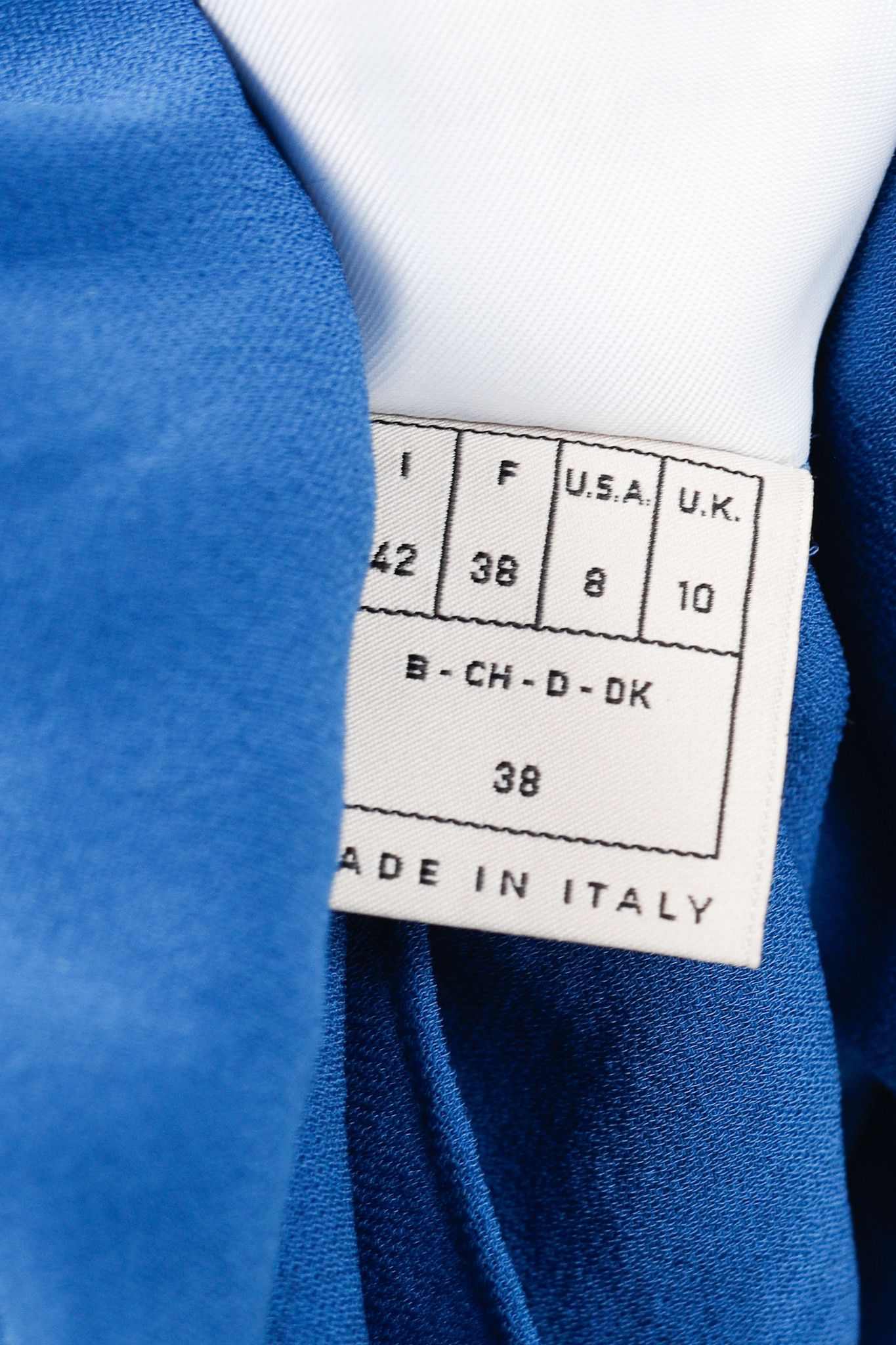 Emilio Pucci Emilio Pucci Blue Silk Crepe Draped Blouse with Scarf Size M / US 6-8 / IT 42-44 - 10 Thumbnail
