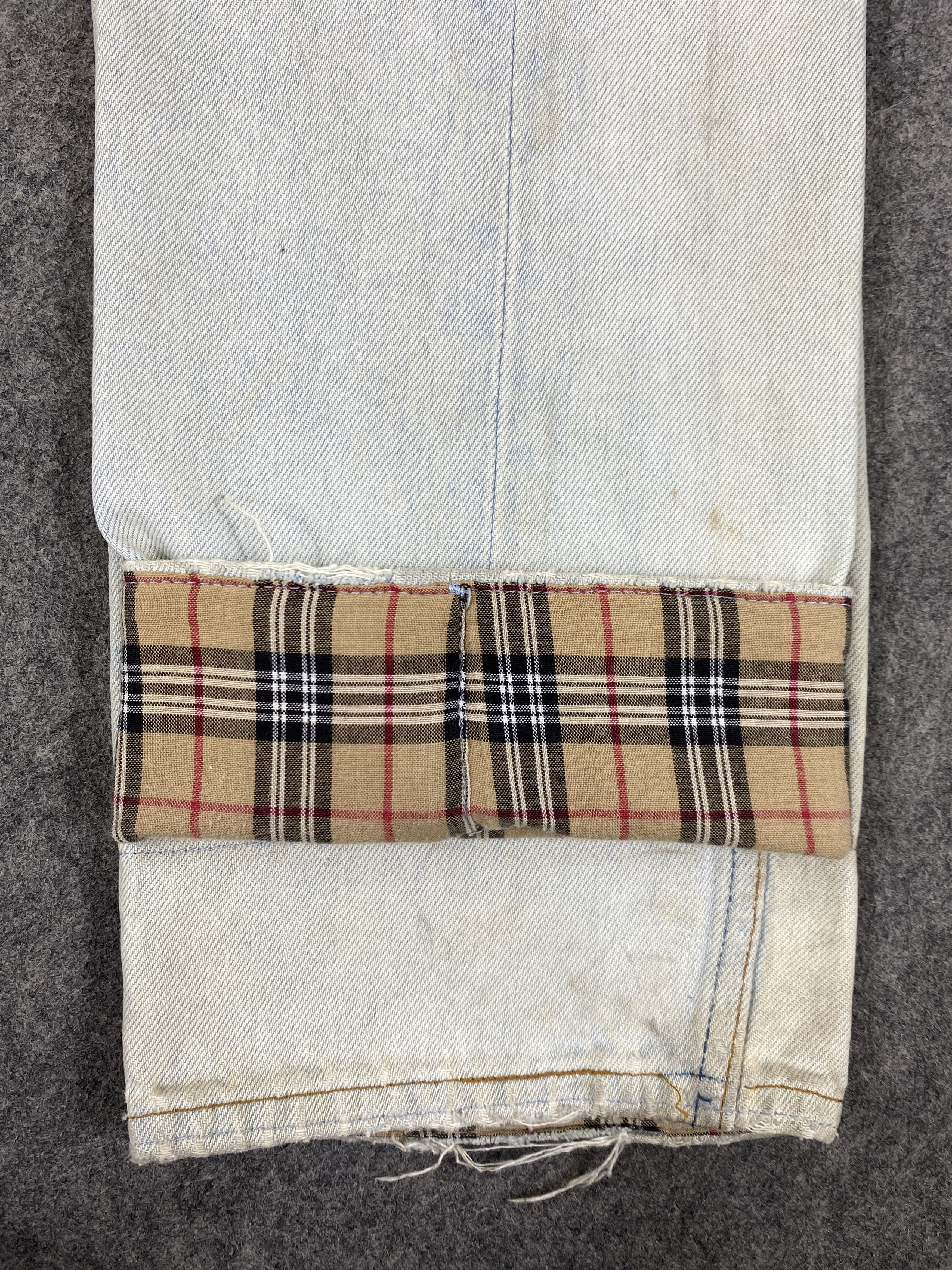 Levi's Light Blue Vintage Levis 501 Patchwork Jeans 29x28.5-JN3116 Size US 29 - 12 Thumbnail