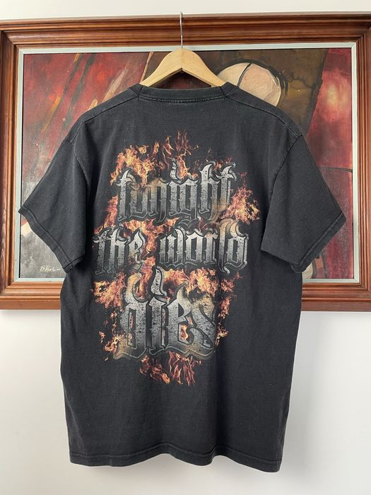 Vintage Vintage Y2k 00s Avenged Sevenfold Band Tee Rare Flame Print ...