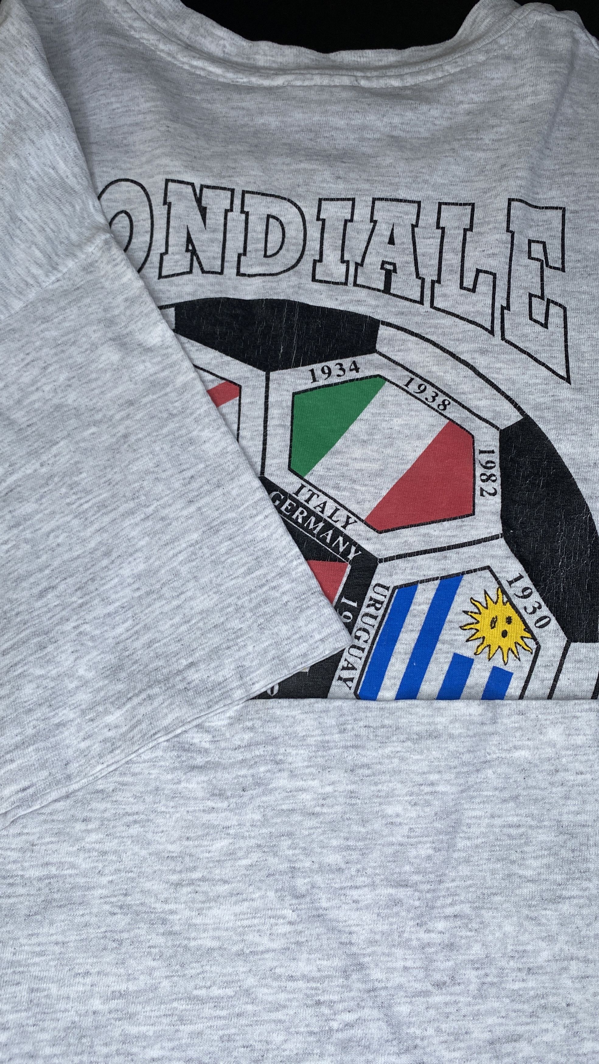 Vintage Vintage 90s Mondiale World Cup Champions Soccer Tee USA Size US XL / EU 56 / 4 - 8 Thumbnail