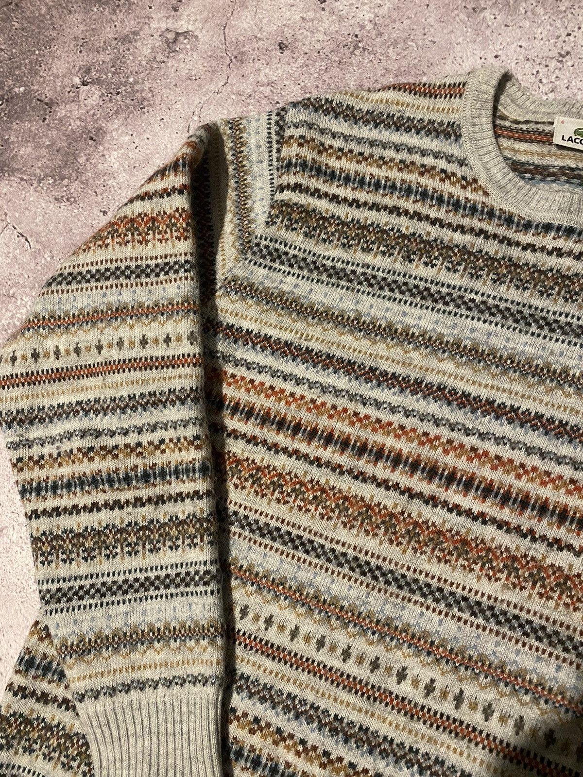 Lacoste Lacoste Vintage Sweater Knit Casual 90s Hype Rare Size US L / EU 52-54 / 3 - 3 Thumbnail