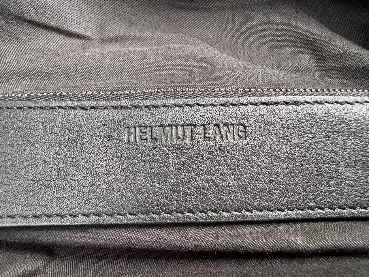 Helmut Lang Authentic Helmut Lang Bunker Leather Tote Bag Size ONE SIZE - 8 Thumbnail