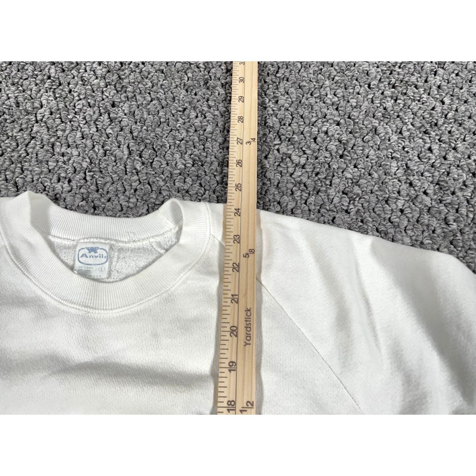 Anvil VINTAGE Anvil Sweatshirt Shirt Men L White Myrtle Beach Sailboat Graphic 80s USA Size US L / EU 52-54 / 3 - 6 Thumbnail