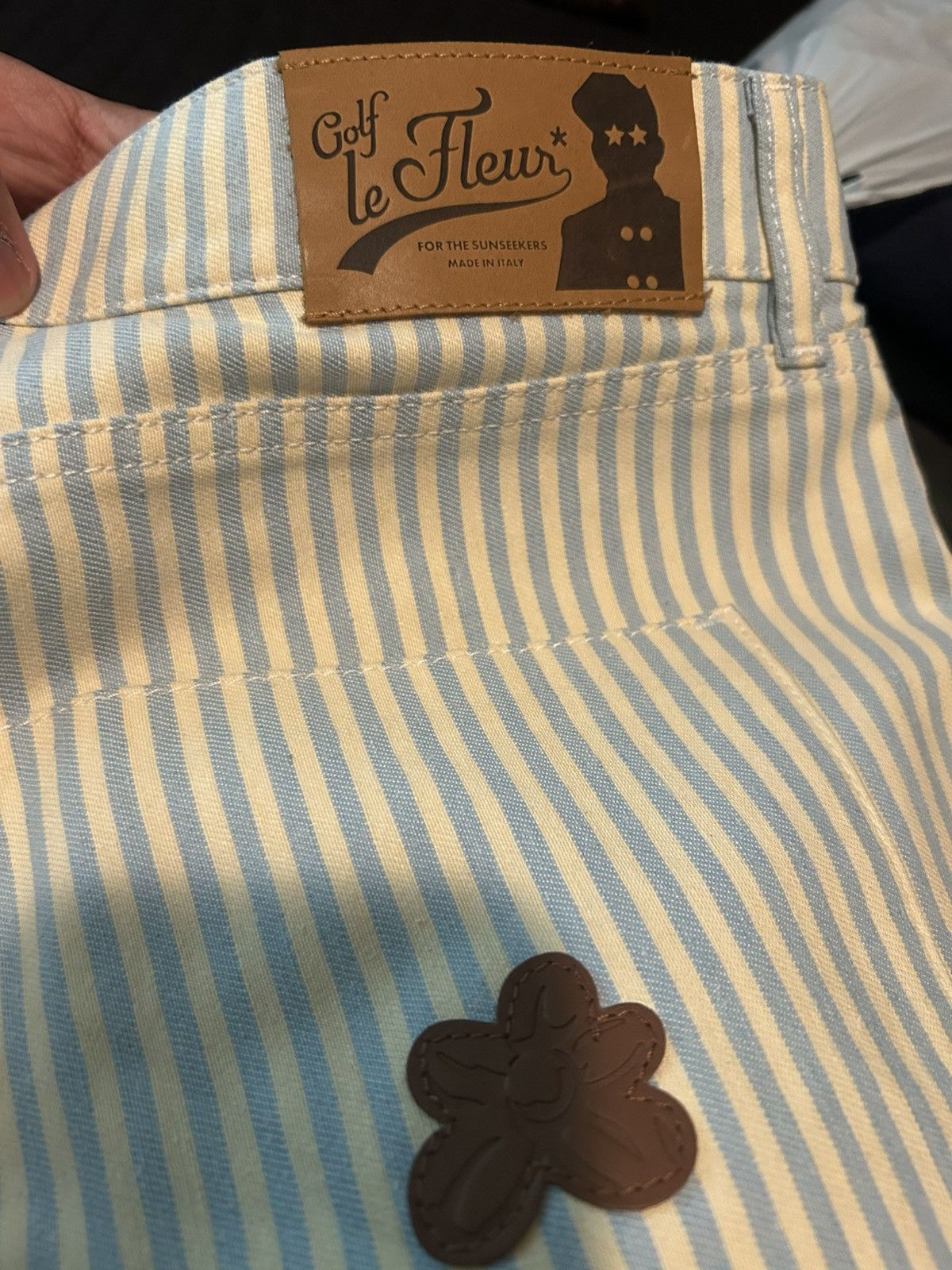 Golf le Fleur Golf le fleur wavy pocket hickory stripe denim jeans size 36 Size US 36 / EU 52 - 5 Thumbnail