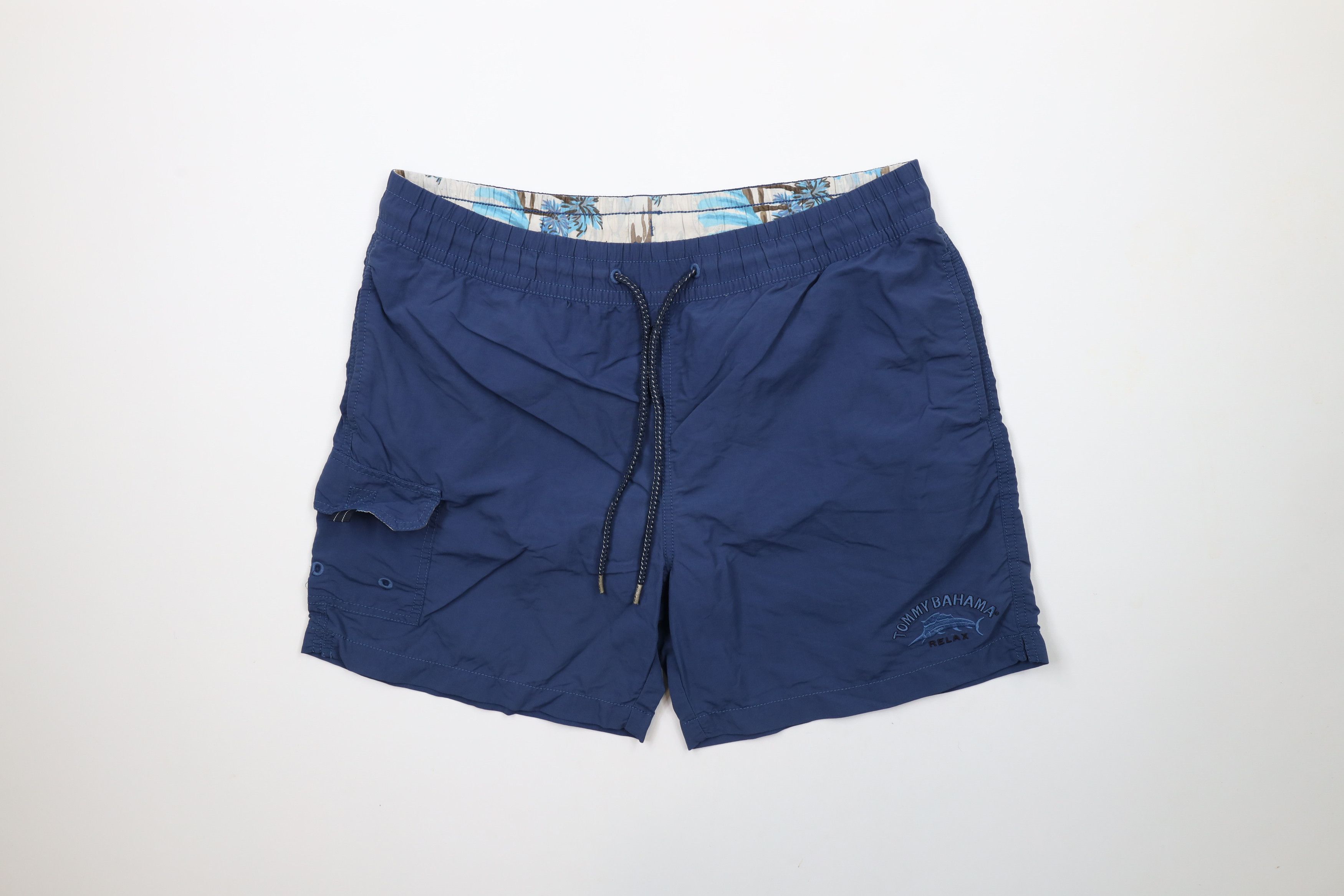 Tommy Bahama × Vintage Vintage Tommy Bahama Relax Out Lined Shorts Swim Trunks Size US 32 / EU 48 - 1 Thumbnail