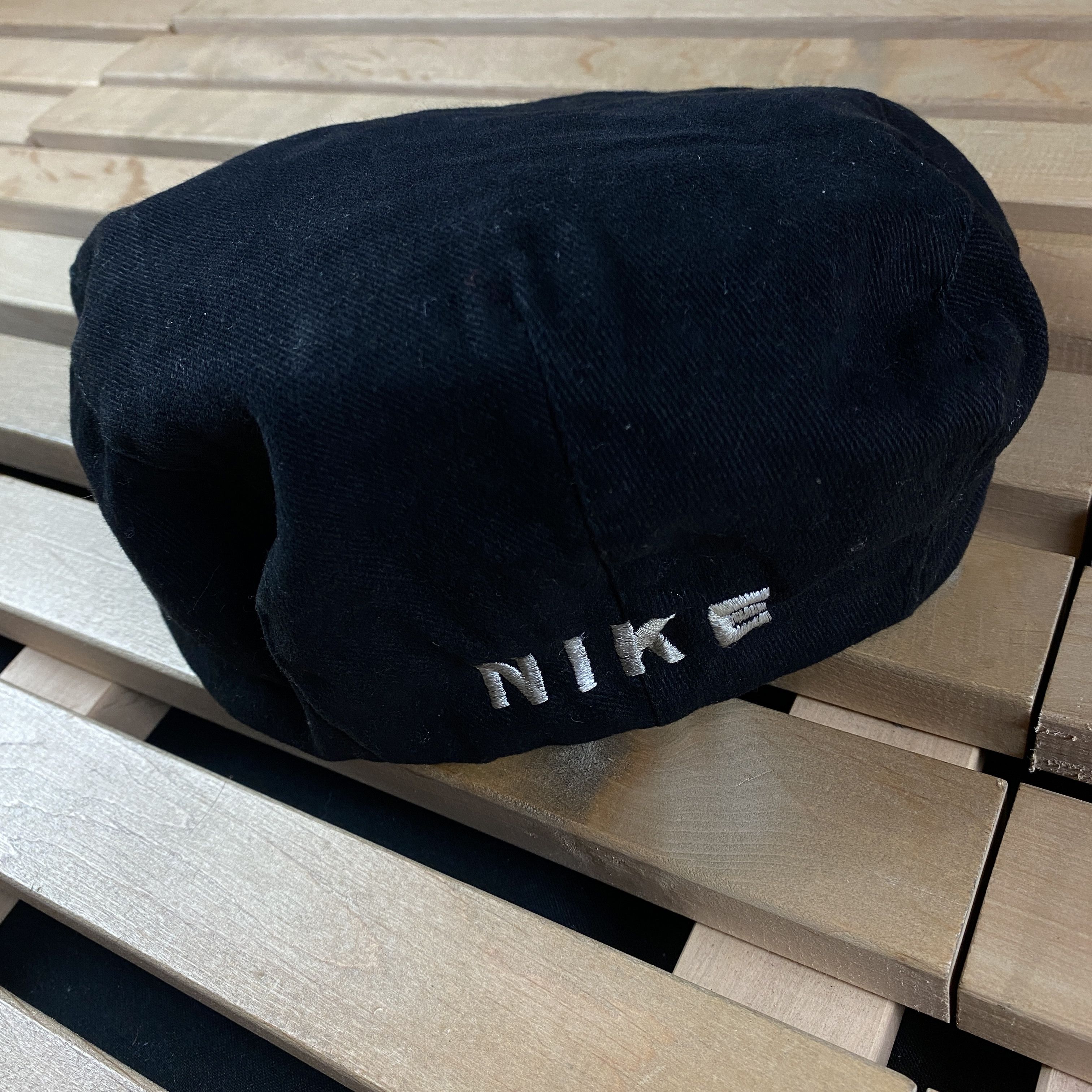 Nike × Vintage Mens Vintage Flat Cap Nike Size 54 CM Size 34 - 5 Thumbnail