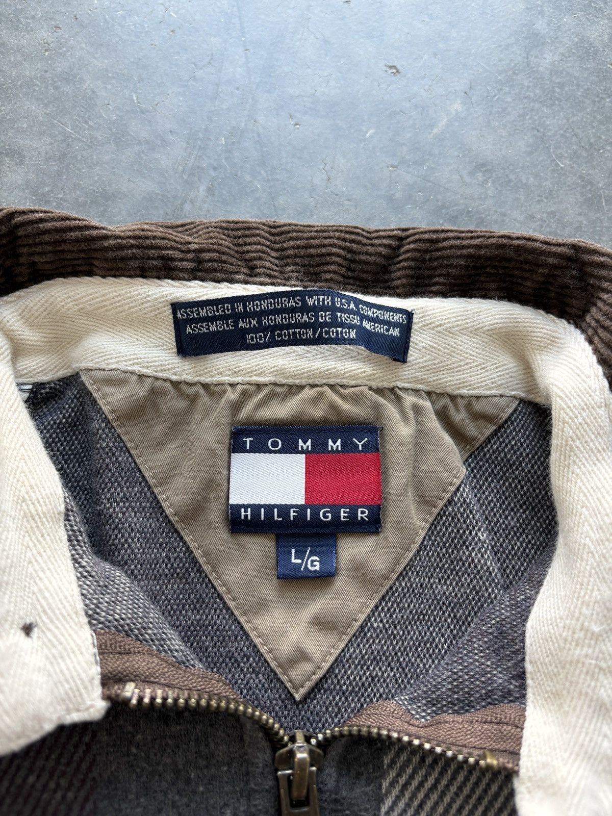 Tommy Hilfiger Vintage Y2K Tommy Hilfiger Plaid Longsleeve Polo Shirt Size US L / EU 52-54 / 3 - 6 Thumbnail
