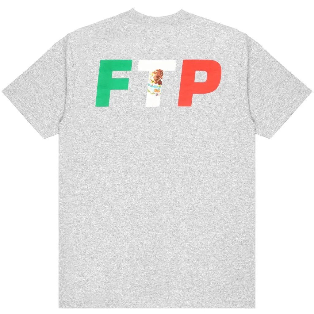 Fuck The Population FTP MEXICAN FLAG LOGO TEE (HEATHER GREY) Size US XL / EU 56 / 4 - 1 Thumbnail